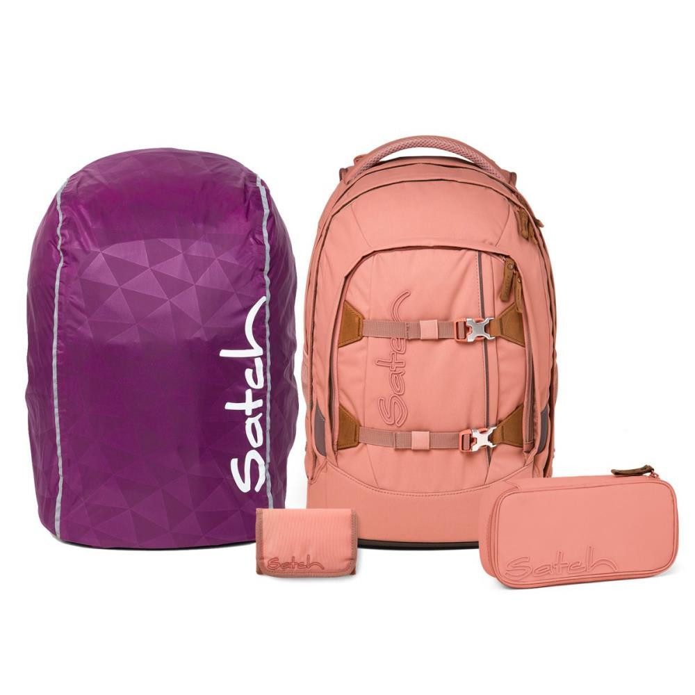 Satch Schulrucksack Pack (Streetwalk Edition, inkl. Schlamperbox, Geldbörse und Regenhülle)