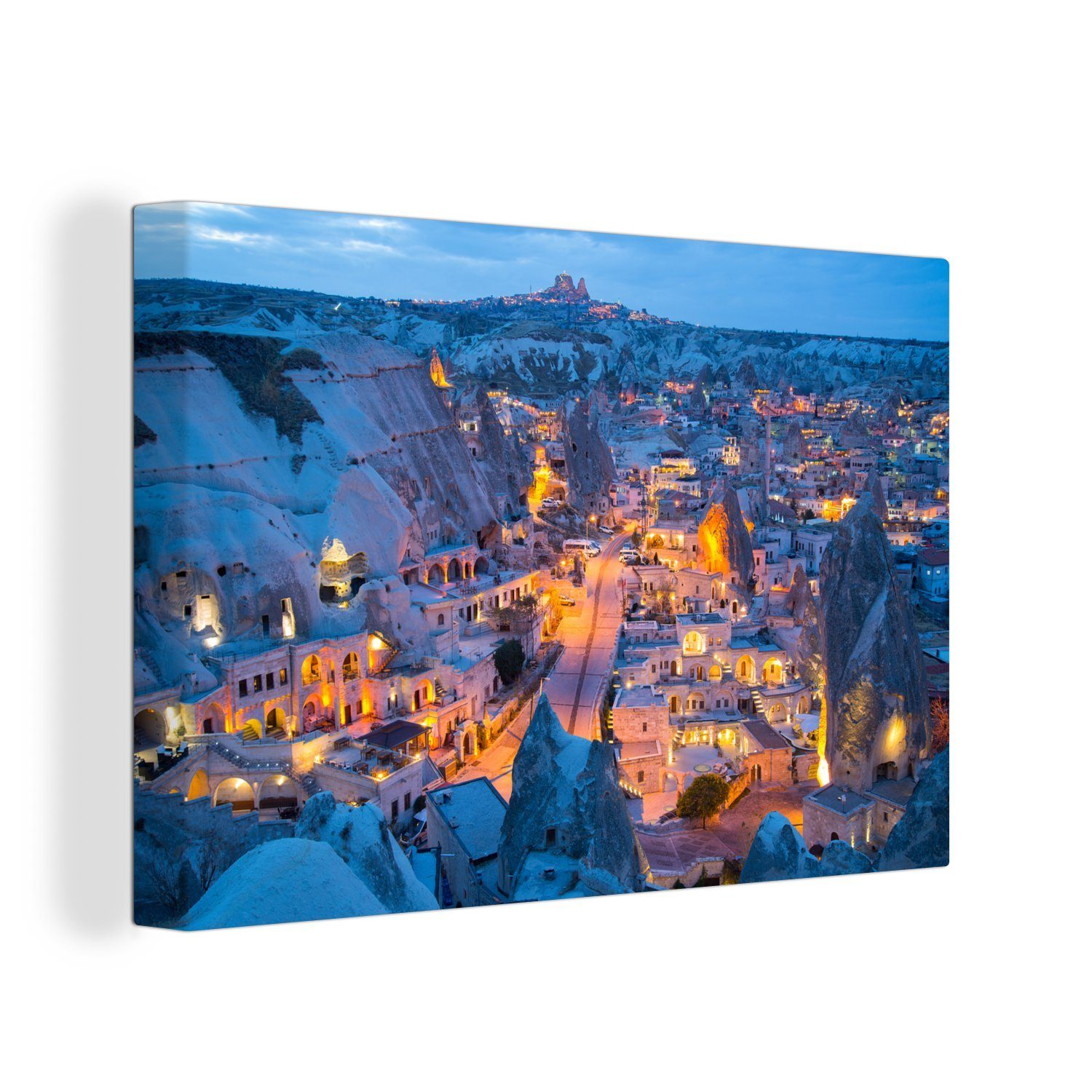 Wandbild 30x20 St), (1 Kappadokien, Aufhängefertig, cm - Wanddeko, Türkei OneMillionCanvasses® Städte Leinwandbilder, - Leinwandbild