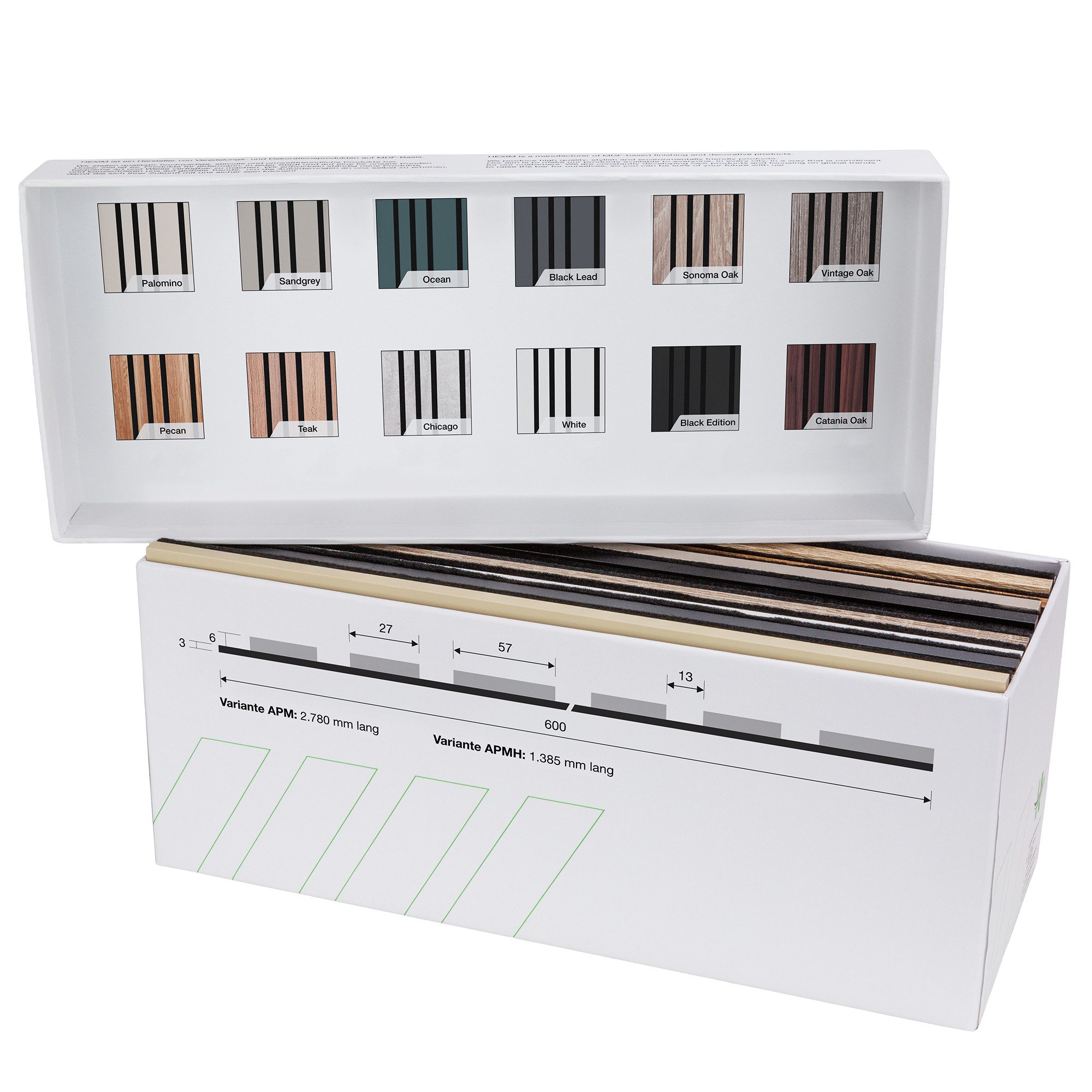 Hexim Wandpaneel, (Akustikpaneele Holz Musterbox Mila günstig online kaufen