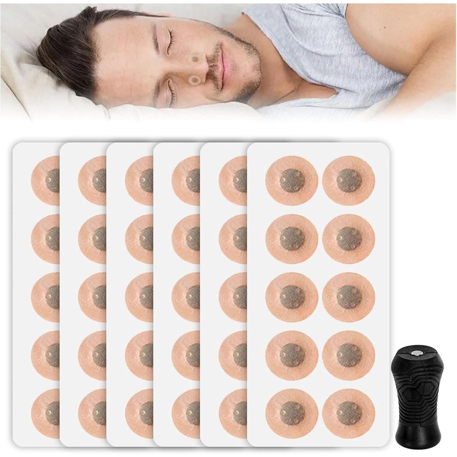 LuxusKollektion Nasenpflaster Nasenstreifen magnetisch 30 Stück gegen Schnarchen für besseren Schlaf