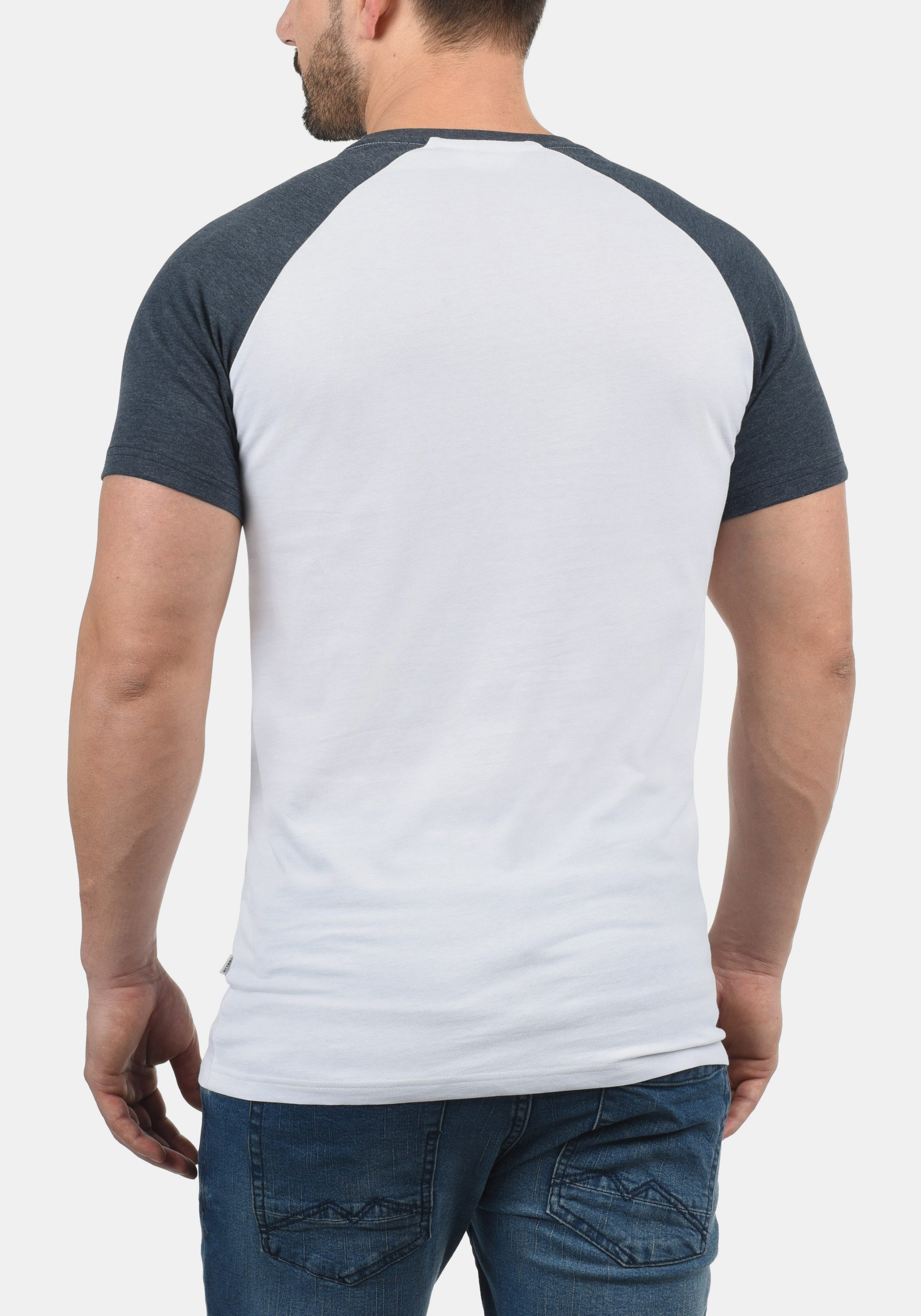 !Solid Rundhalsshirt SDBastian Kurzarmshirt im Baseball-Look