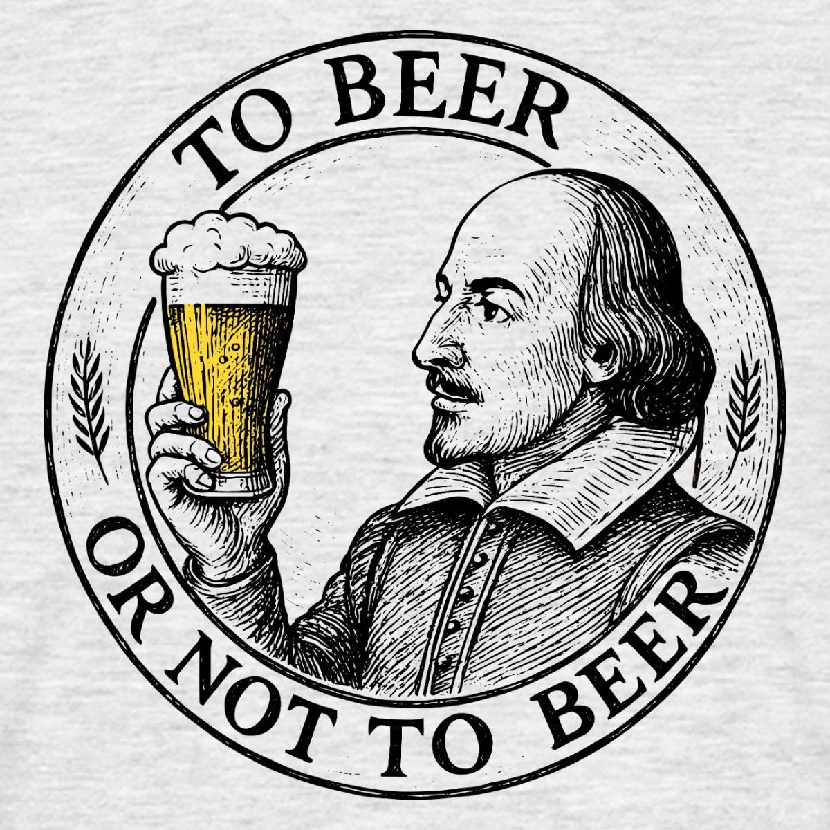 Spreadshirt T-Shirt To Beer Or Not To Beer Bier Sauf Geschenk Männer T-Shirt (1-tlg)