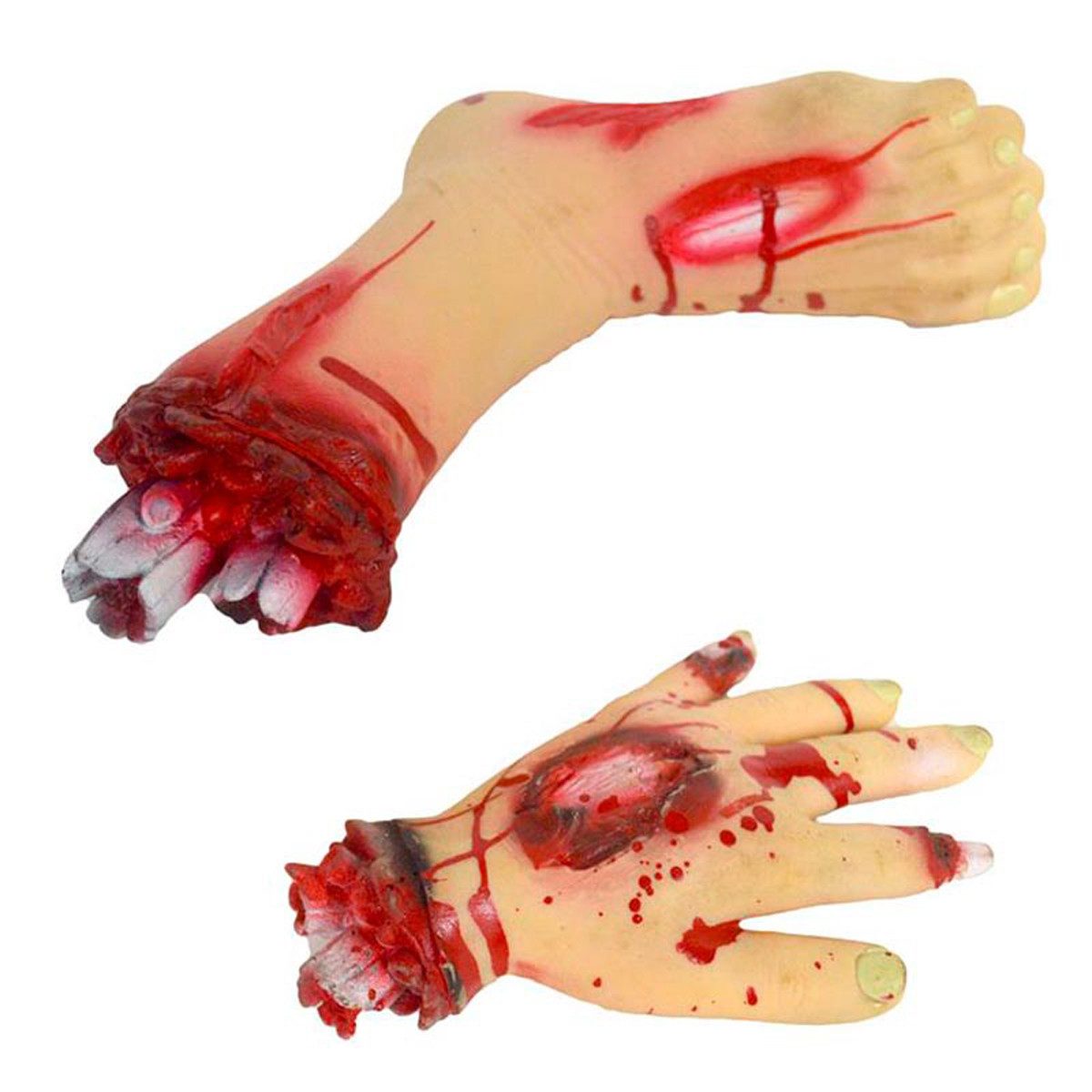 Funny Fashion Dekoobjekt Abgetrennte Körperteile Hand & Fuß, Halloween Dek