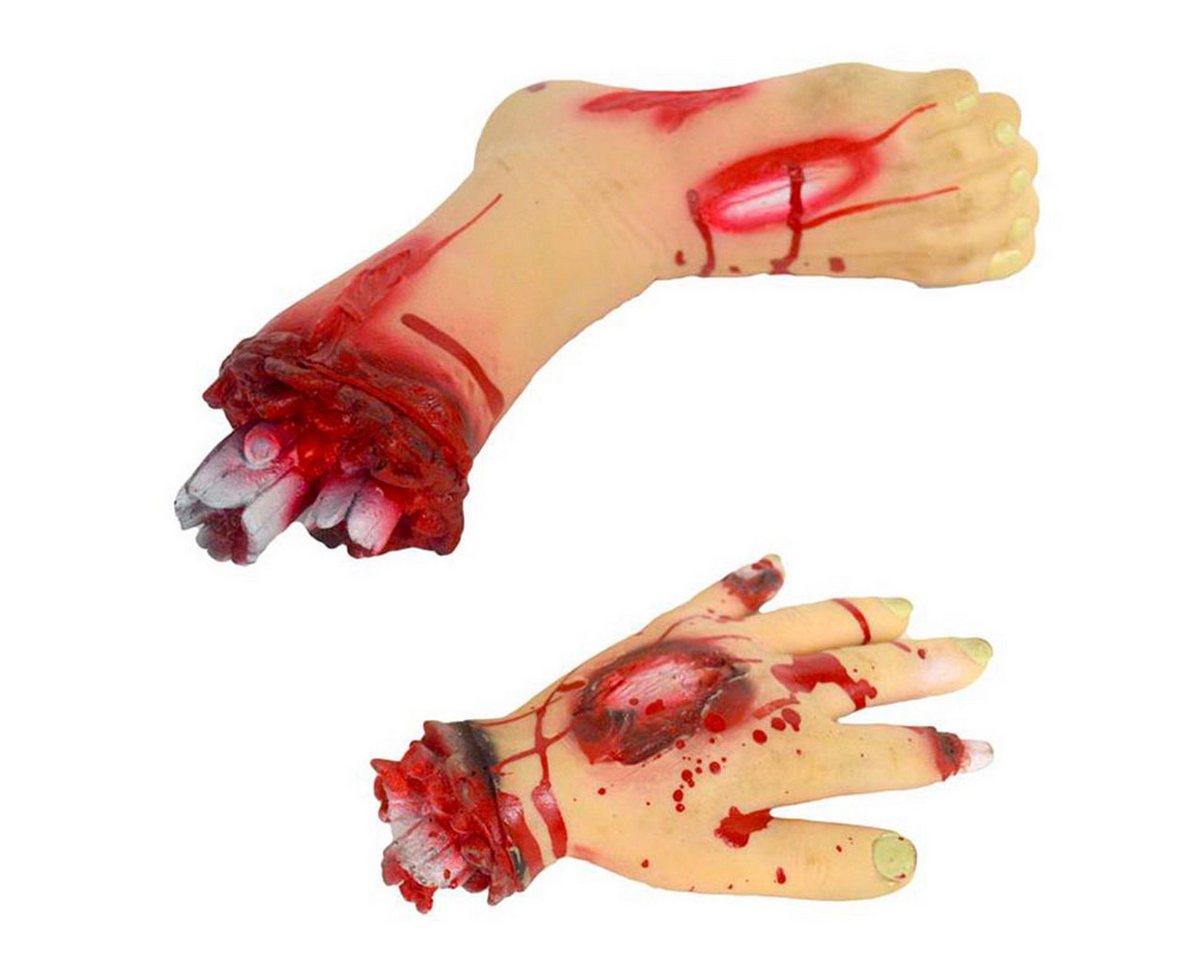 Funny Fashion Dekoobjekt Abgetrennte Körperteile Hand & Fuß, Halloween Dek