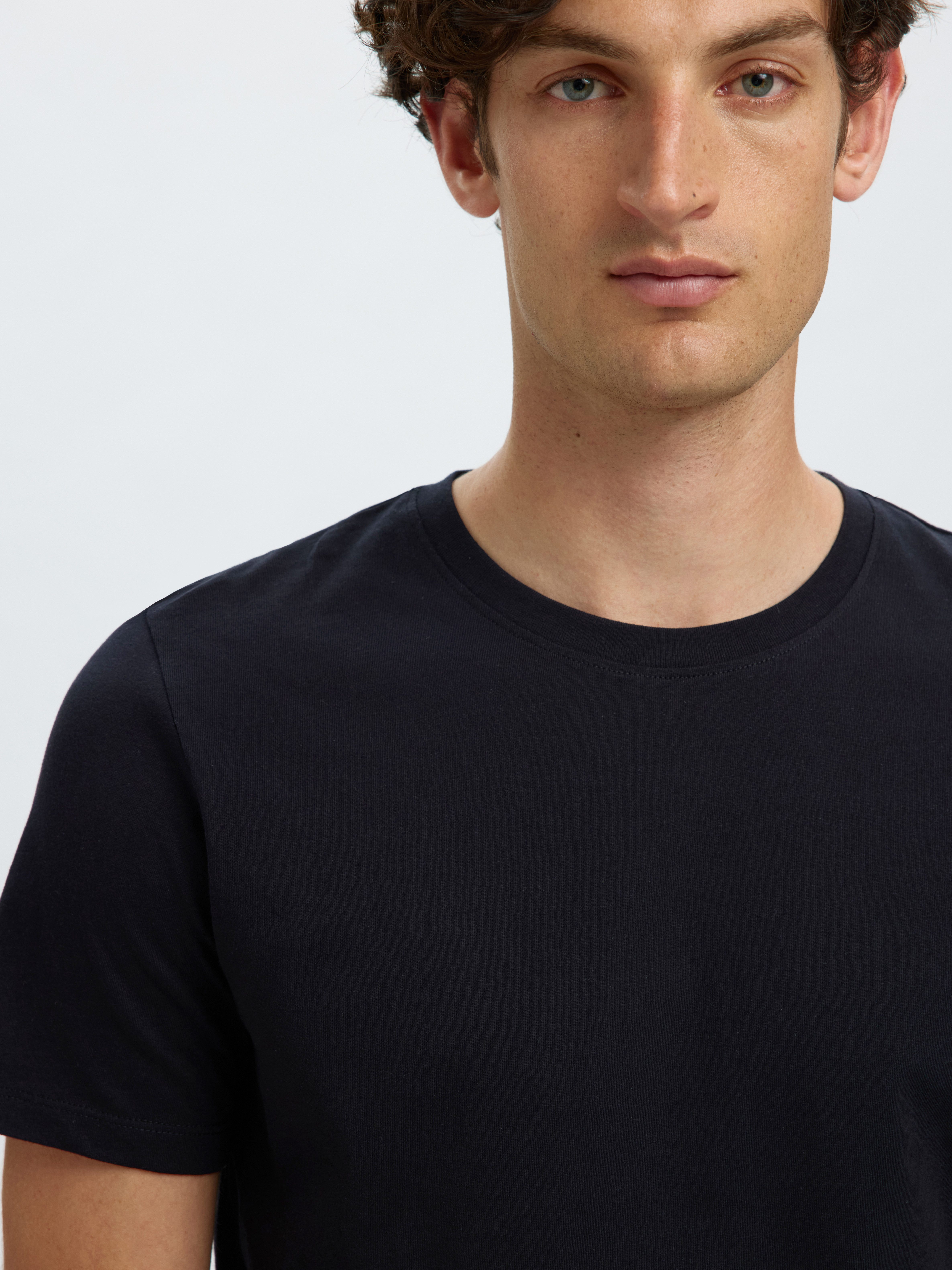 Selected Rundhalsshirt SLHCORMAC SS O-NECK TEE 5 PACK NOOS (Packung, 5-tlg)