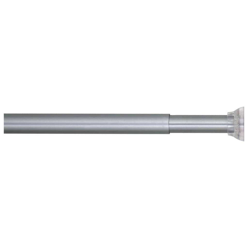 Sealskin Duschvorhangstange Teleskop-Duschvorhangstange 155-255 cm Matt Aluminium, Edelstahl