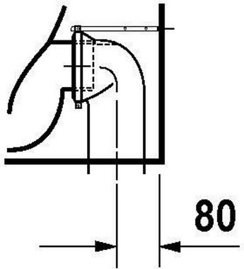 Duravit WC-Komplettset Duravit Stand-WC STARCK 3 ti 360x560mm A