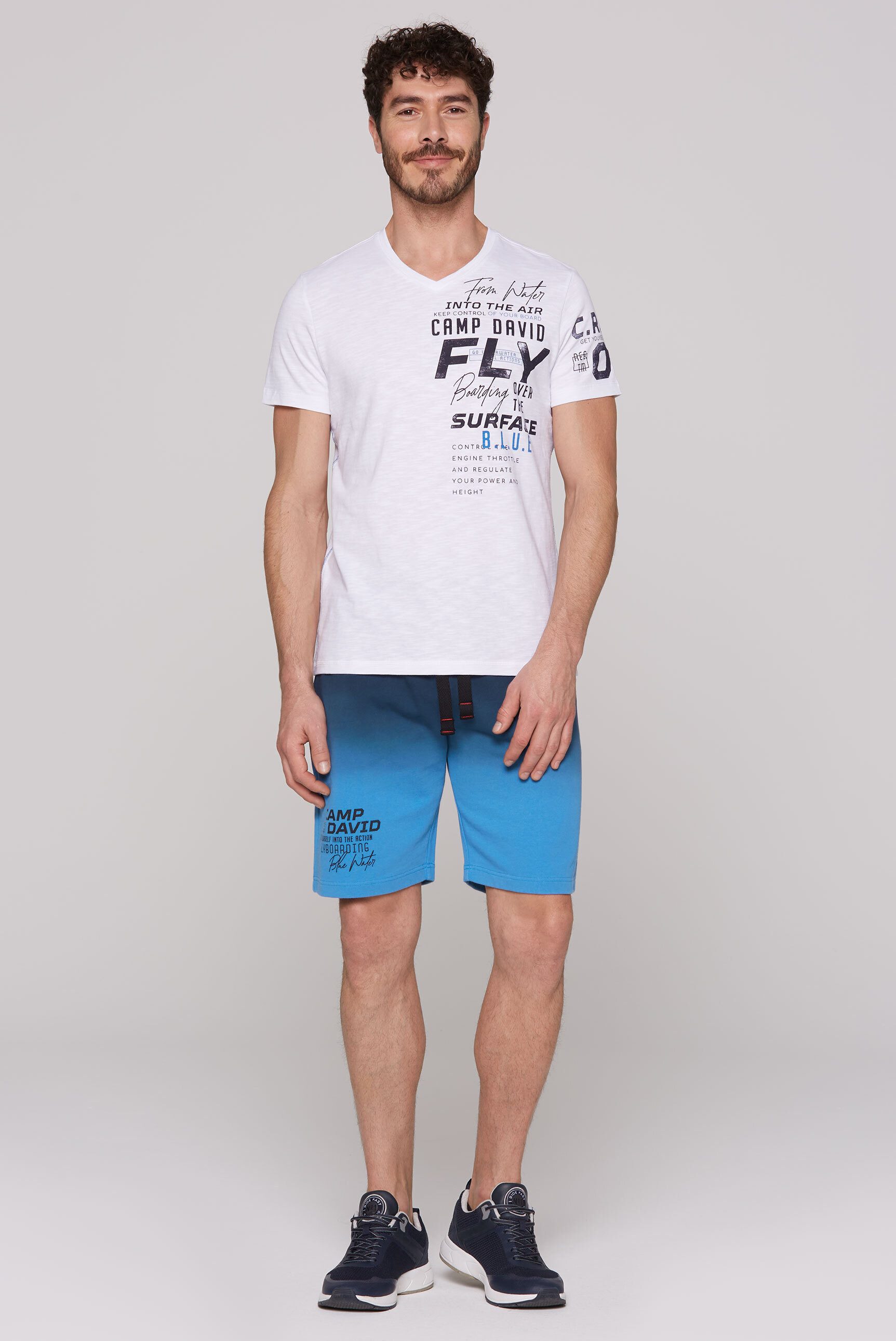 CAMP DAVID Sporthose aus Baumwolle