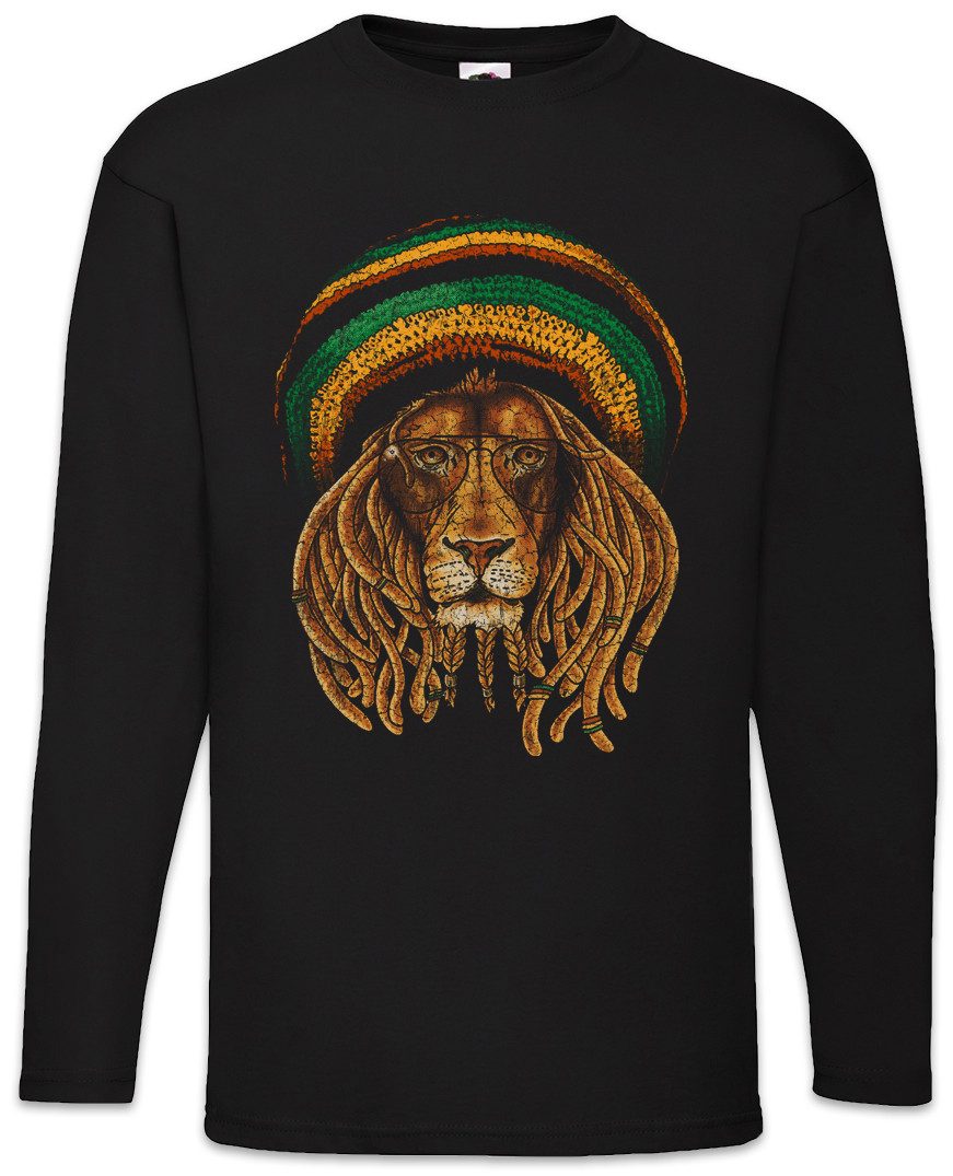 Langarmshirt Reggae Lion III Langarm T-Shirt Music Jah Babylon Musik