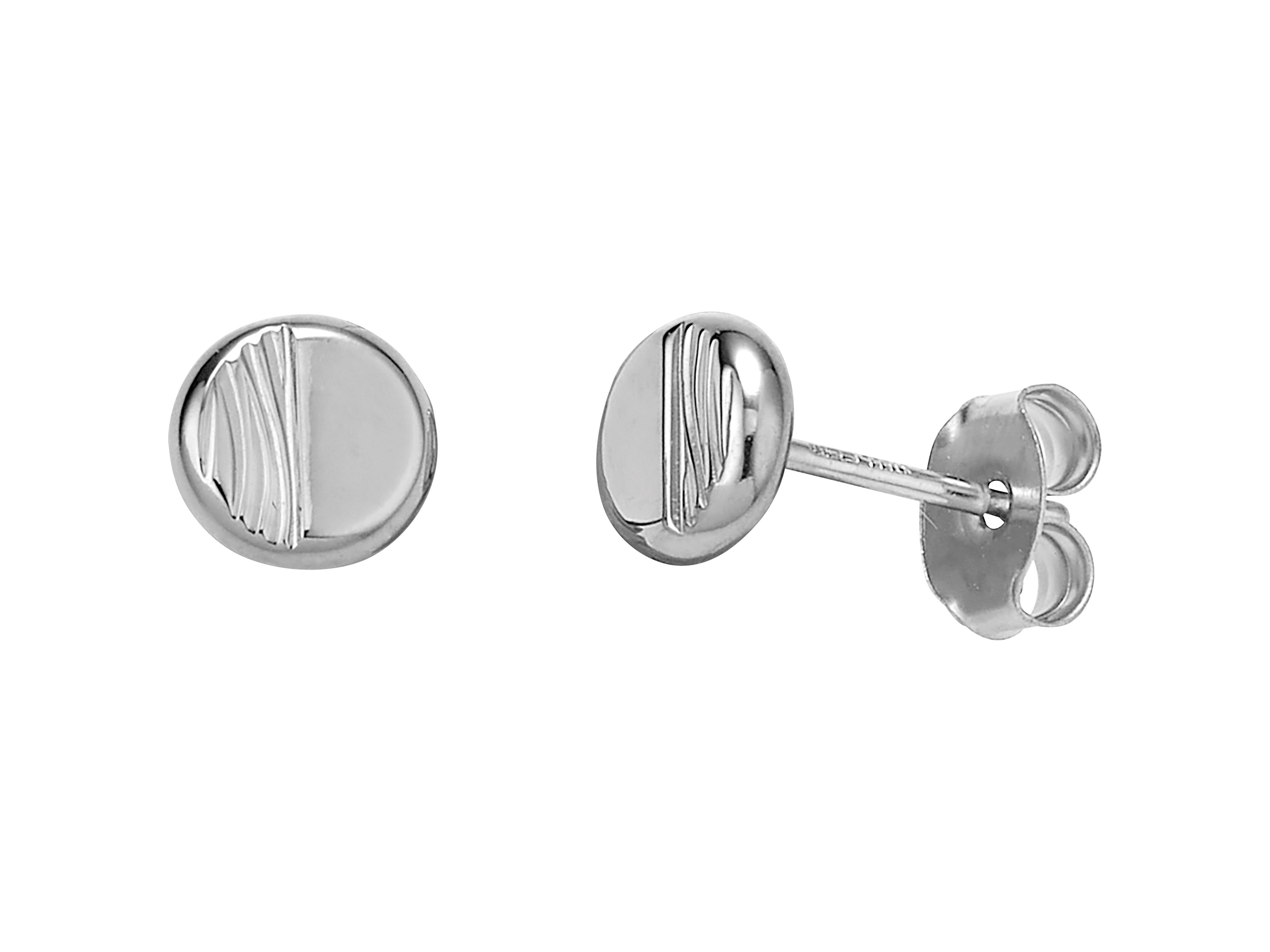 Firetti Paar Ohrstecker Schmuck Geschenk Edelstahl Ohrschmuck Ohrringe Kreis rund