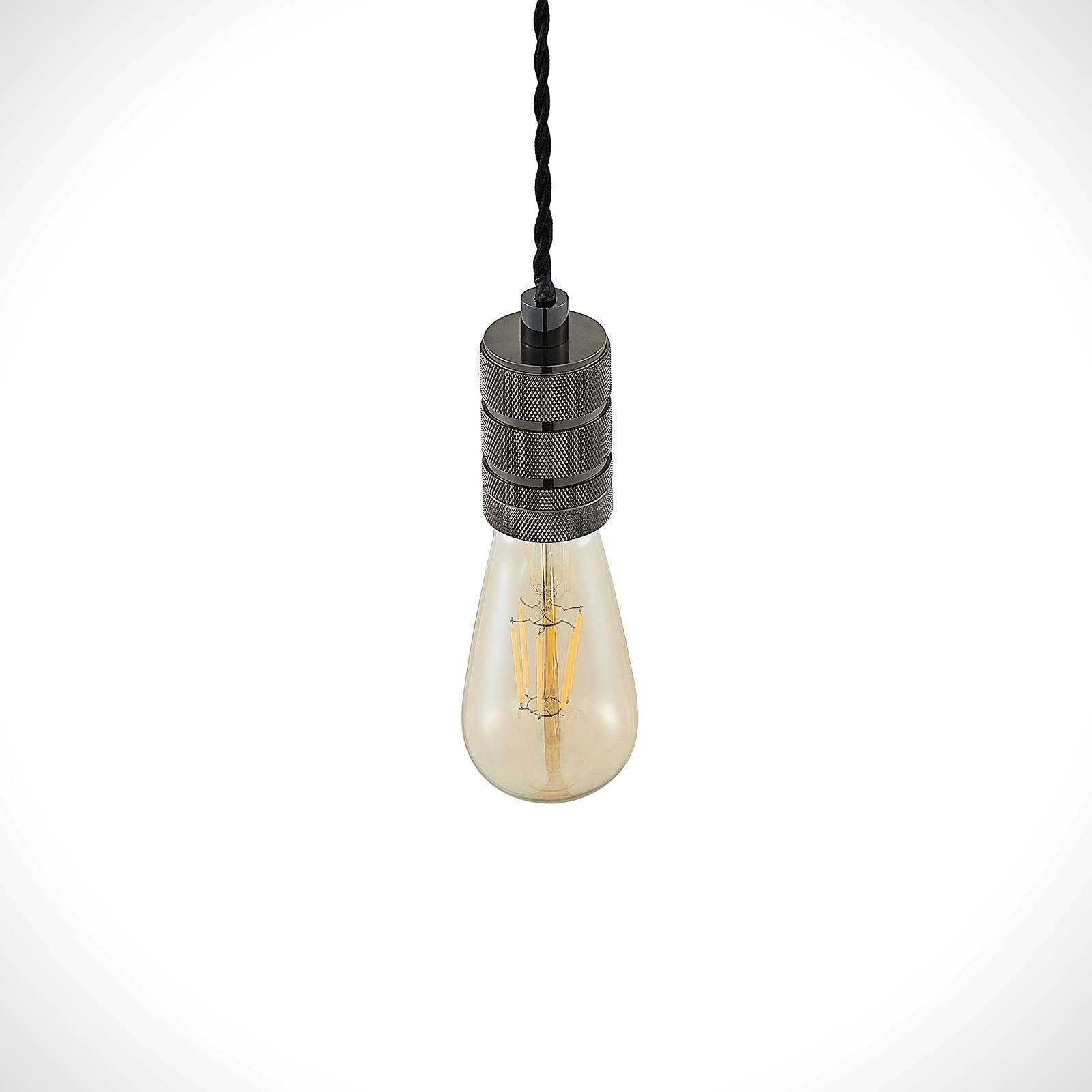 Lindby Hängeleuchte Debino, dimmbar, E27, inklusive, Esstischlampe dunkelgrau, nicht 1 flammig, Deckenlampe, Metall, Leuchtmittel