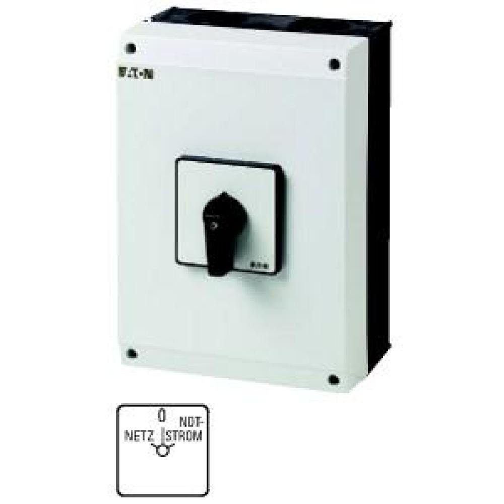 Verteiler Eaton Umschalter, T5, 100 A, Aufbau, 4 Baueinheit(en), Kontakte: 8, 60