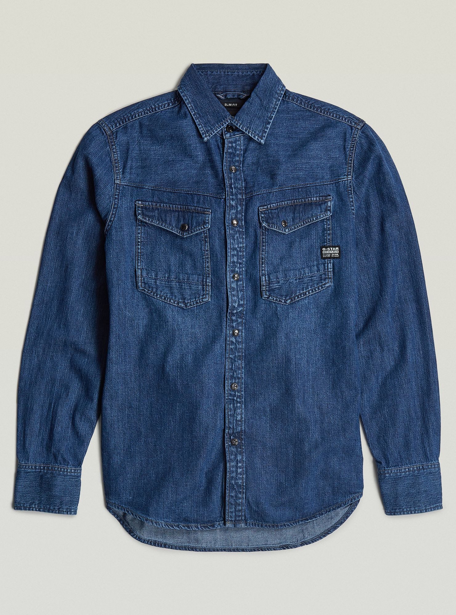 G-STAR Langarmshirt Dakota Slim Denim Hemd