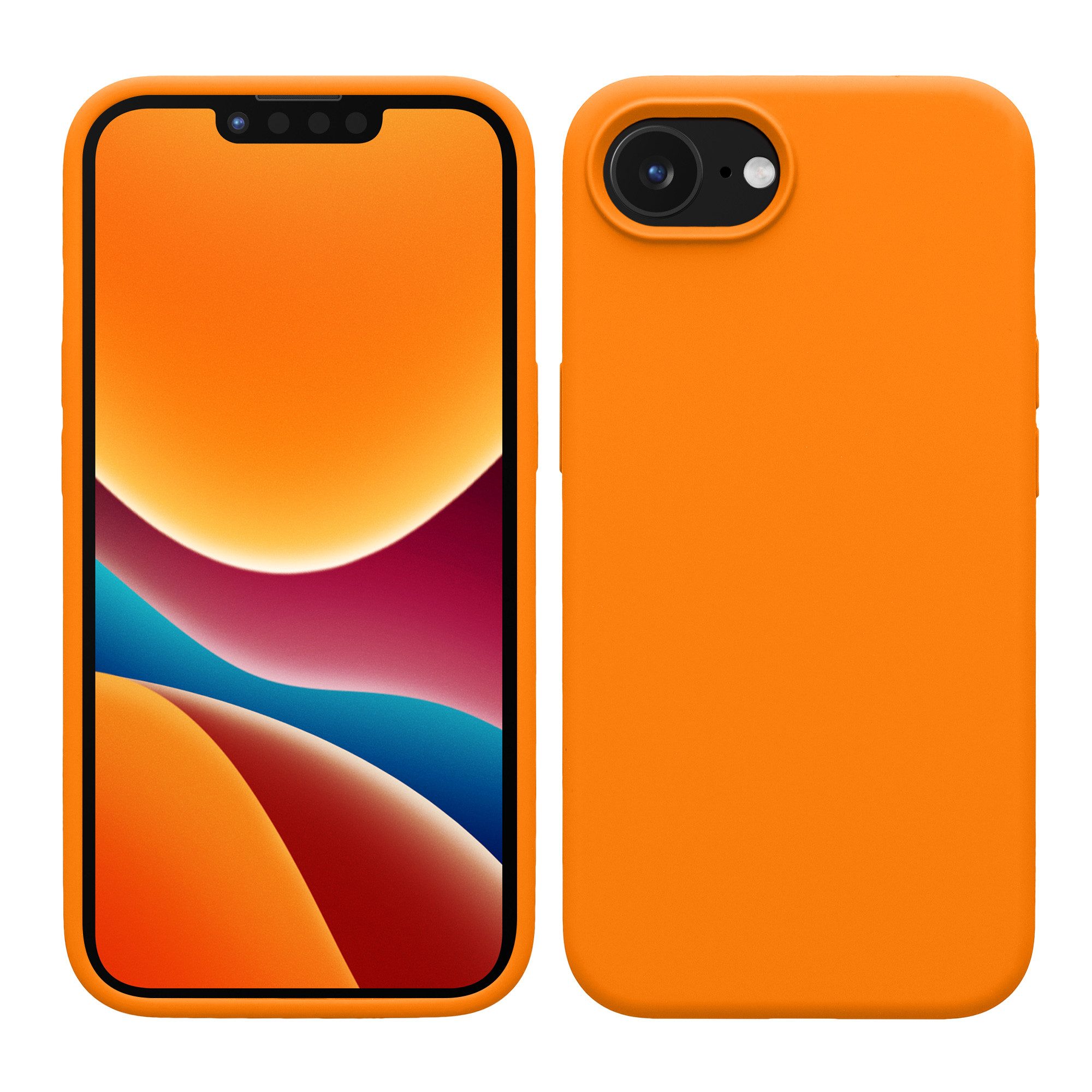 kwmobile Handyhülle Hülle für Apple iPhone 16e, Hülle Silikon gummiert - Handyhülle - Handy Case Cover