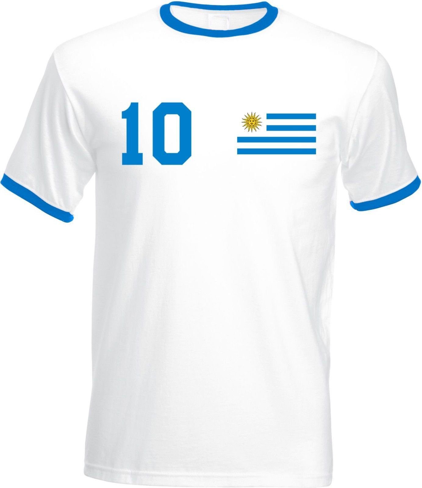 T-Shirt Herren T-Shirt im Fußball Trikot Look