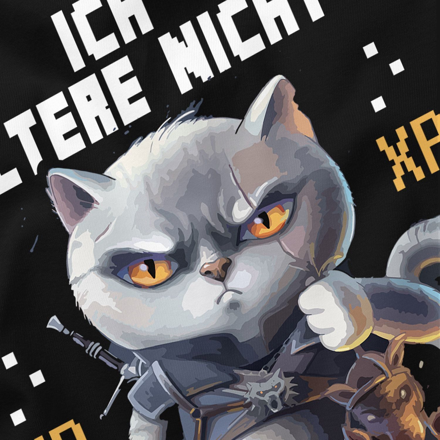 MoonWorks Print-Shirt Herren T-Shirt Gaming ich altere nicht ich level up! Zocker Sprüche mit Print