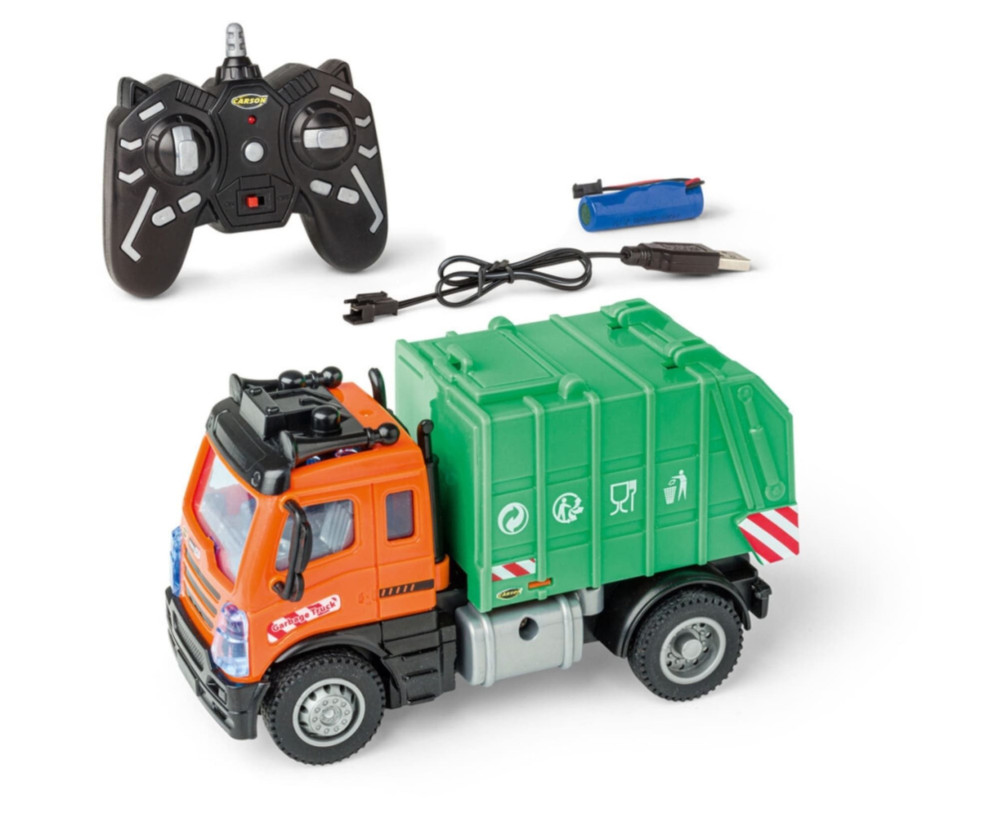 CARSON RC-Traktor Carson 1:50 Nano City Müllwagen 2.4GHz