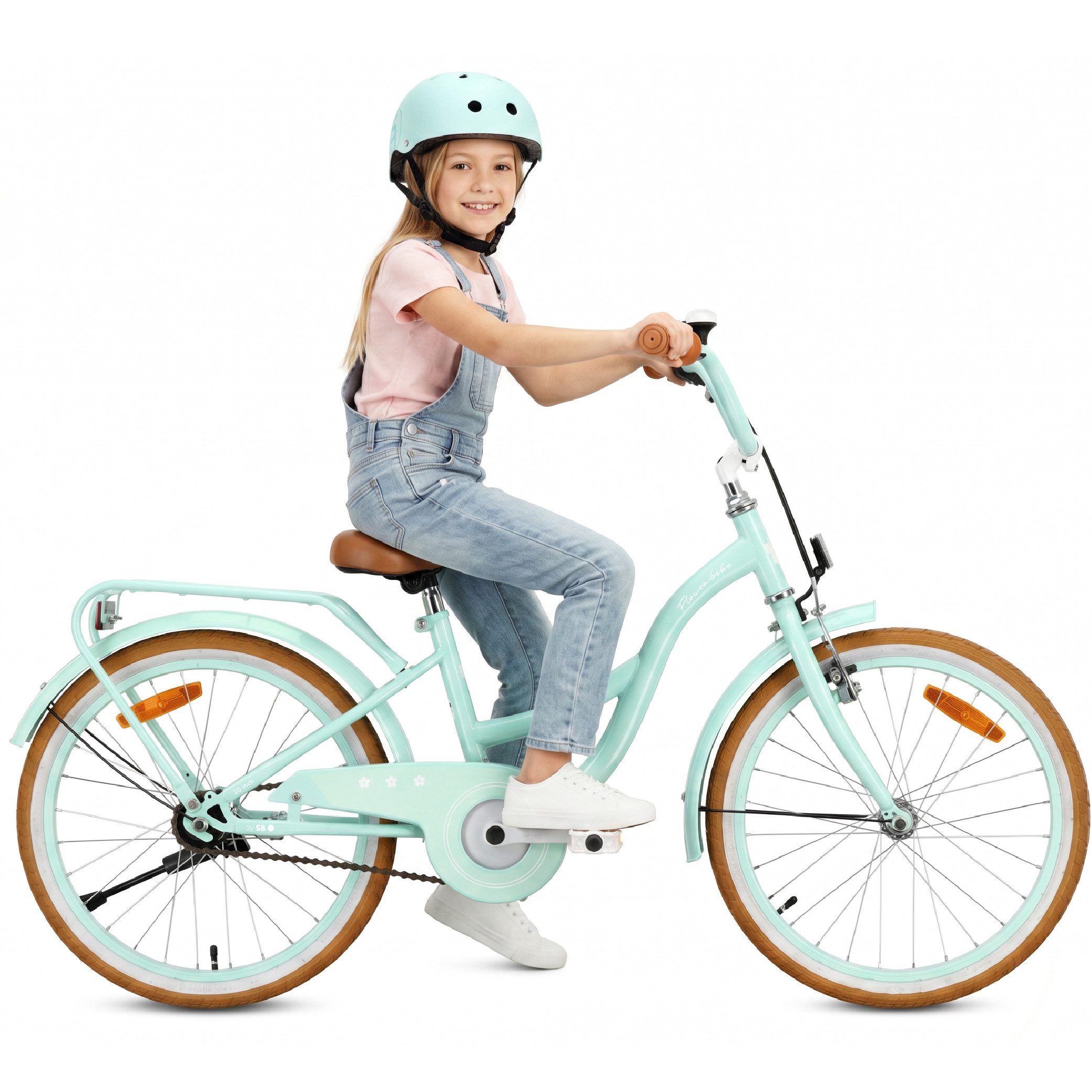 Sun Baby Kinderfahrrad SUN BABY Flower Retro 20 Zoll Mädchenfahrrad - Mint