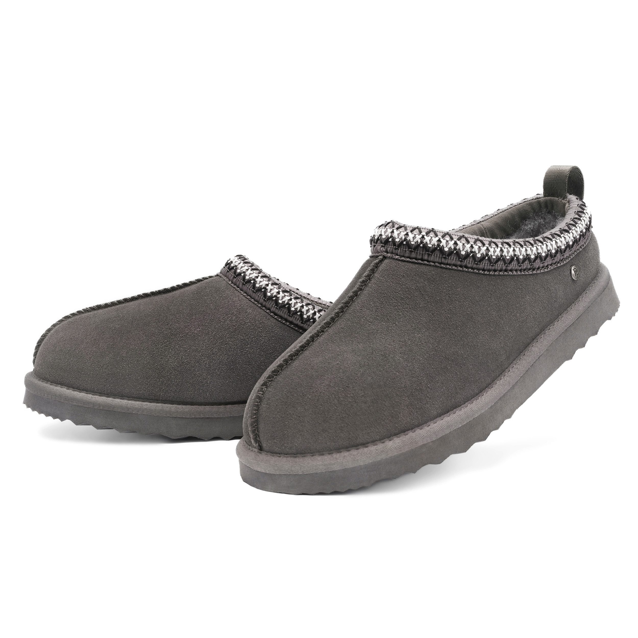 RAIKOU Damen Шльопанці TAZZ Style aus luxuriösem australischem Lammerfell Plüsch Домашнє взуття echtem weicher Merinowolle 100% natürliche Materialien