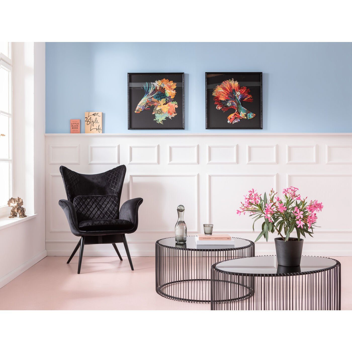 Kare Design Couchtisch Wire, Ø80x40.5 cm günstig online kaufen