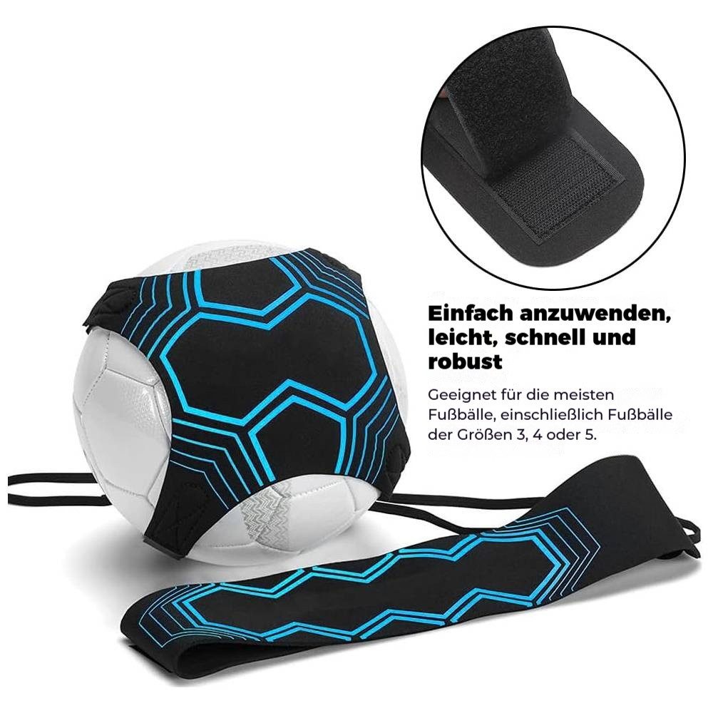 BlingBin Trainingshilfe Fußball Kick Trainer, Einstellbare Fußball Training Taille Gürtel, Fußball Praxis Ausrüstung Geeignet für Fußbälle der Größen 3, 4 und 5