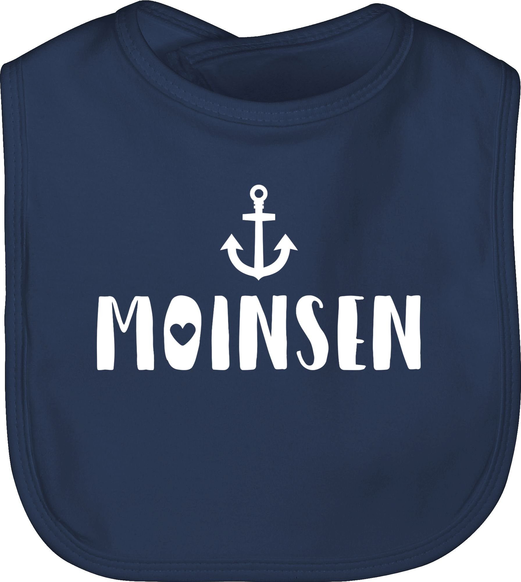 Shirtracer Lätzchen »Moinsen Statement Sprüche Baby Baby Lätzchen