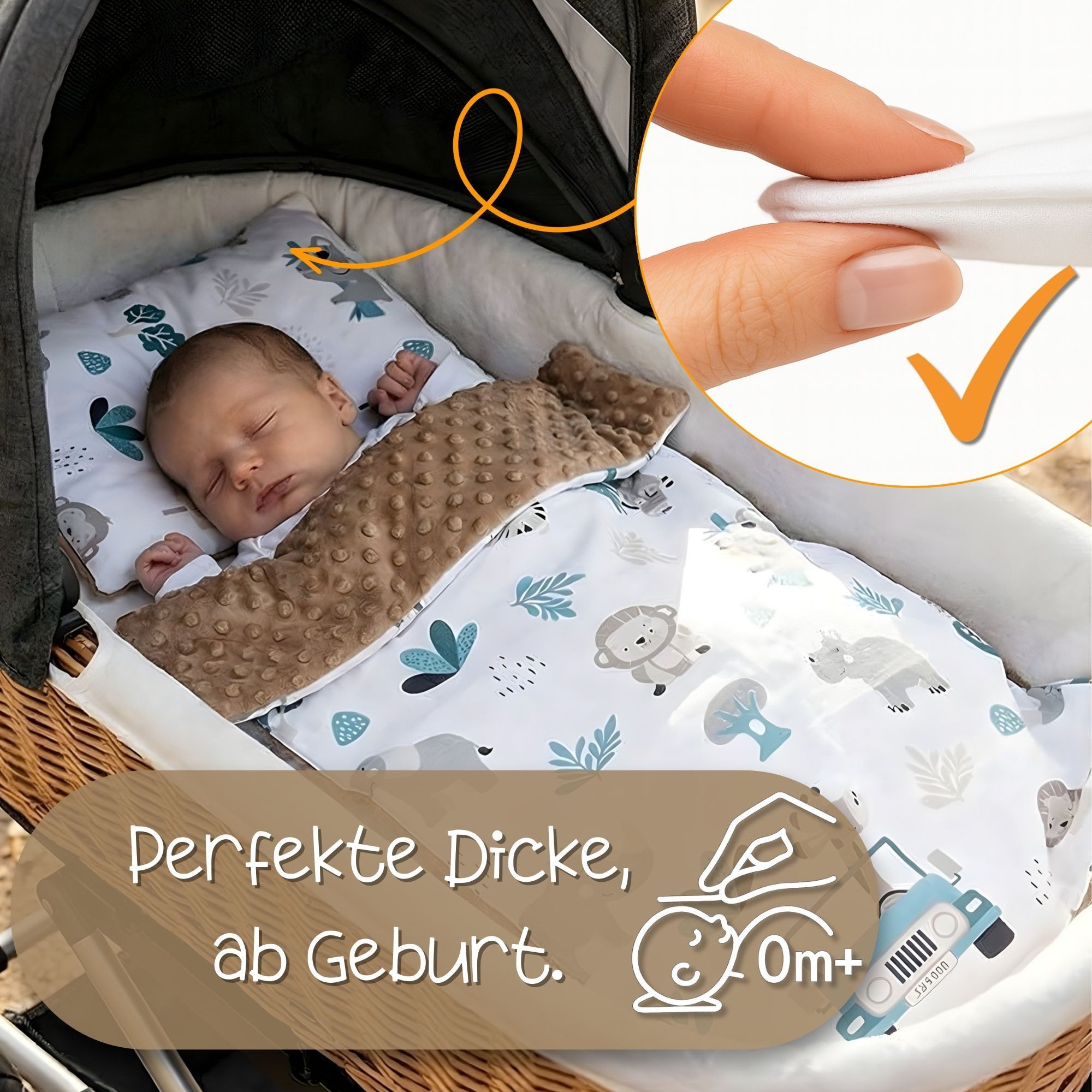 Babydecke Kuscheldecke Baby Decke - Kinderdecke Kinderwagen Blanket Babydecken, Totsy Baby