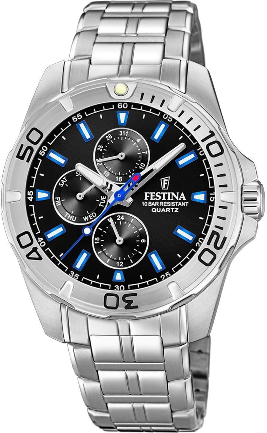 Festina Multifunktionsuhr F20445/6, Armbanduhr, Quarzuhr, Herrenuhr, günstig online kaufen