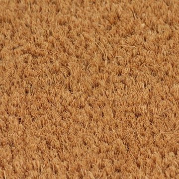 Fußmatte Fußmatte Natur 80x100 cm Kokosfaser Getuftet, vidaXL, Rechteckig