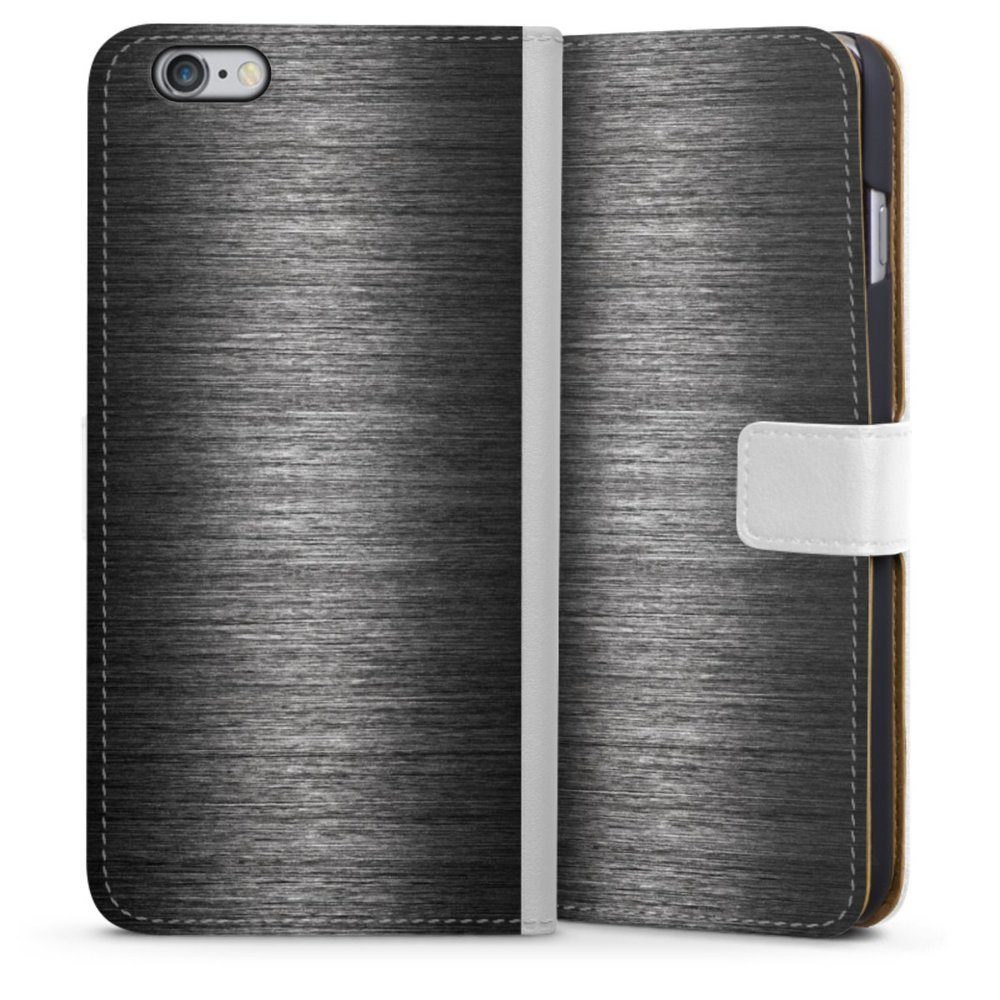 DeinDesign Handyhülle »Metal Look Anthrazit« Apple iPhone 6s Plus, Hülle Metallic Look Metal