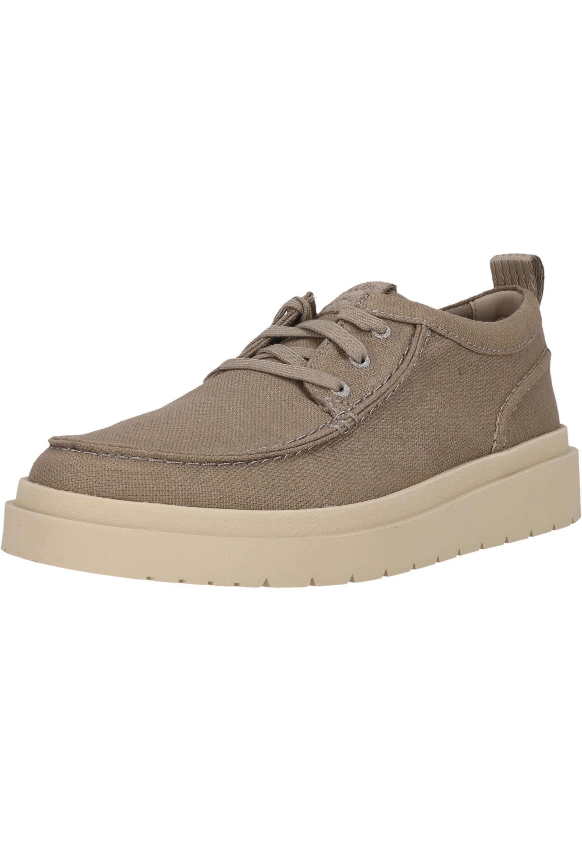 Clarks Polden Moc Schnürschuh mit markanter Sohle
