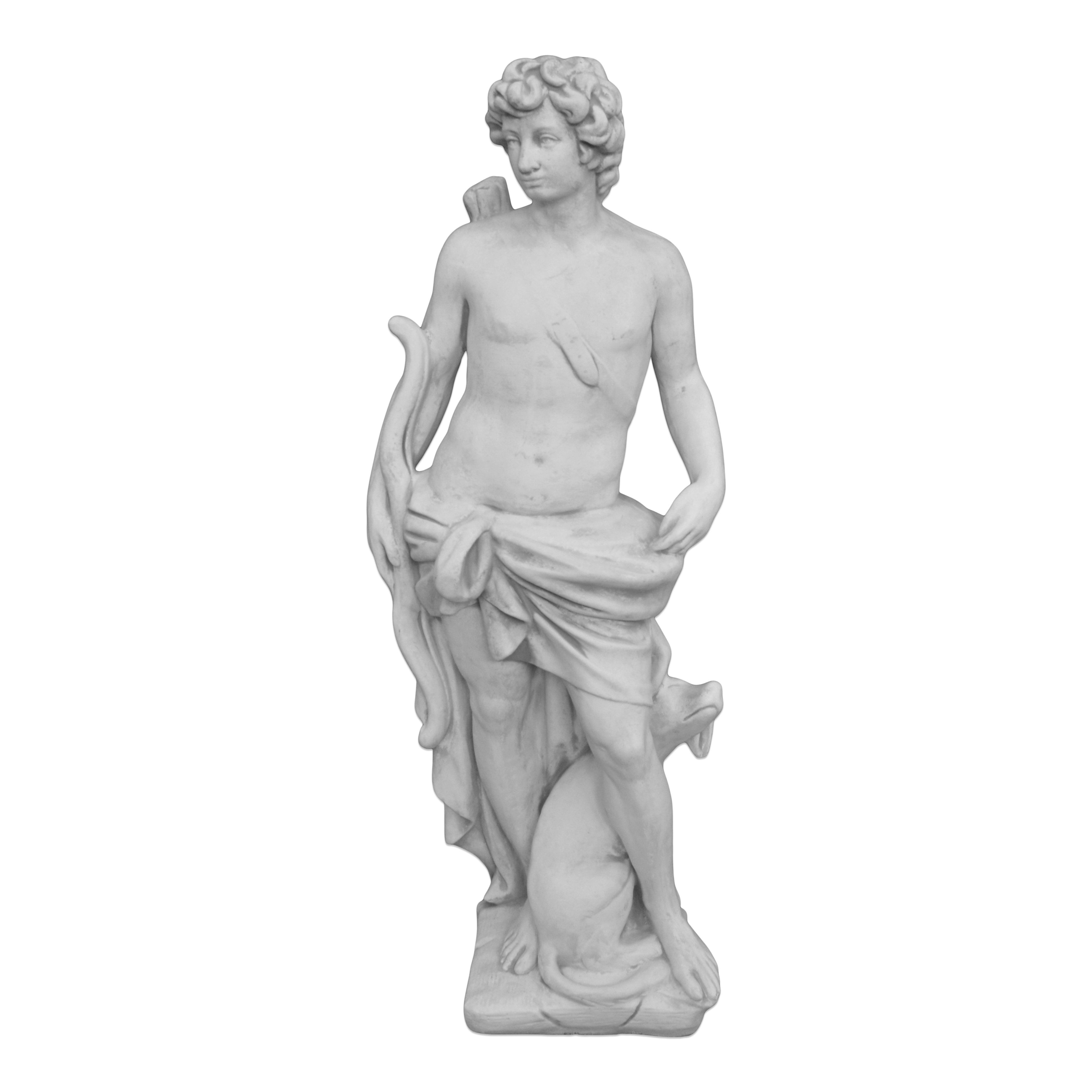 gartendekoparadies.de Gartenfigur Statue des riesenhaften Orion, Steinfigur Steinguss, H. 141 cm, 145 kg, Frostsicher