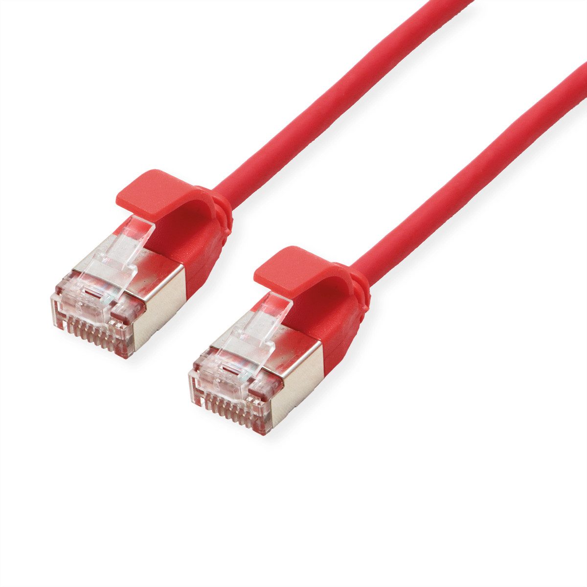 ROLINE U/FTP DataCenter Patchkabel Cat.6A (Class EA) LAN-Kabel, RJ-45 Männlich (Stecker), RJ-45 Männlich (Stecker) (15.0 cm), LSOH, slim