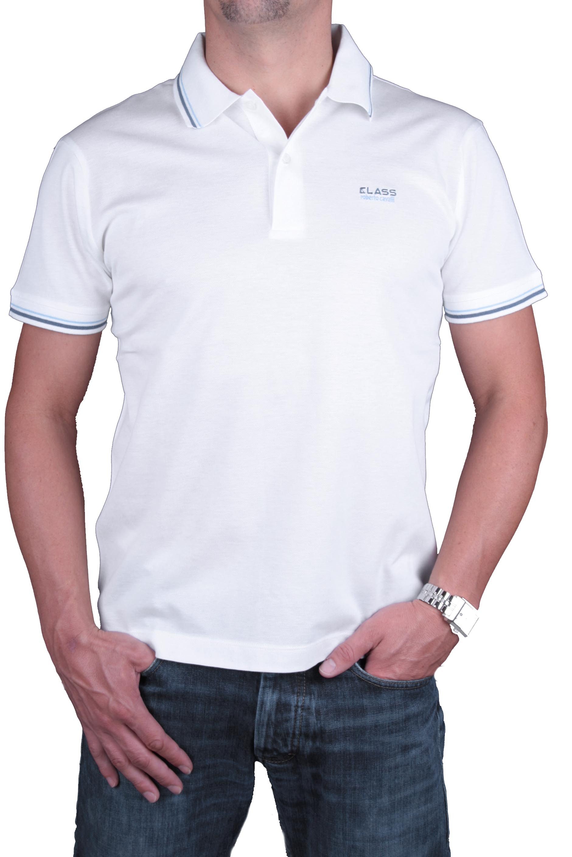 Roberto Cavalli Class Poloshirt Roberto Cavalli Herren Poloshirt