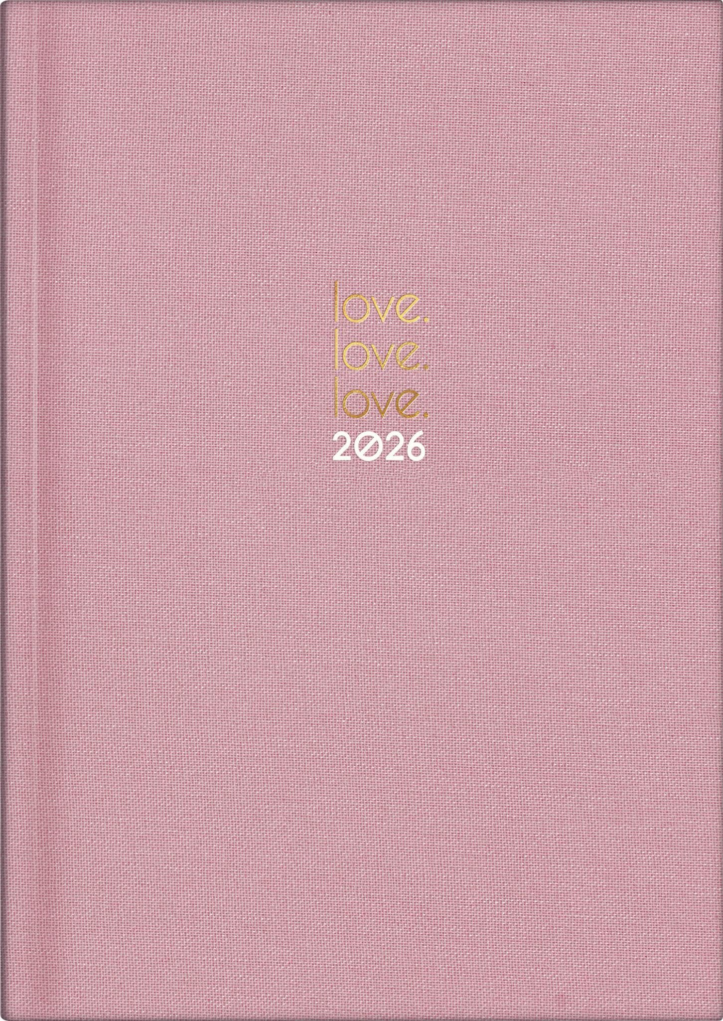 RIDO Buchkalender 2026 Rido Buchkalender Premium YL „Love“ A5
