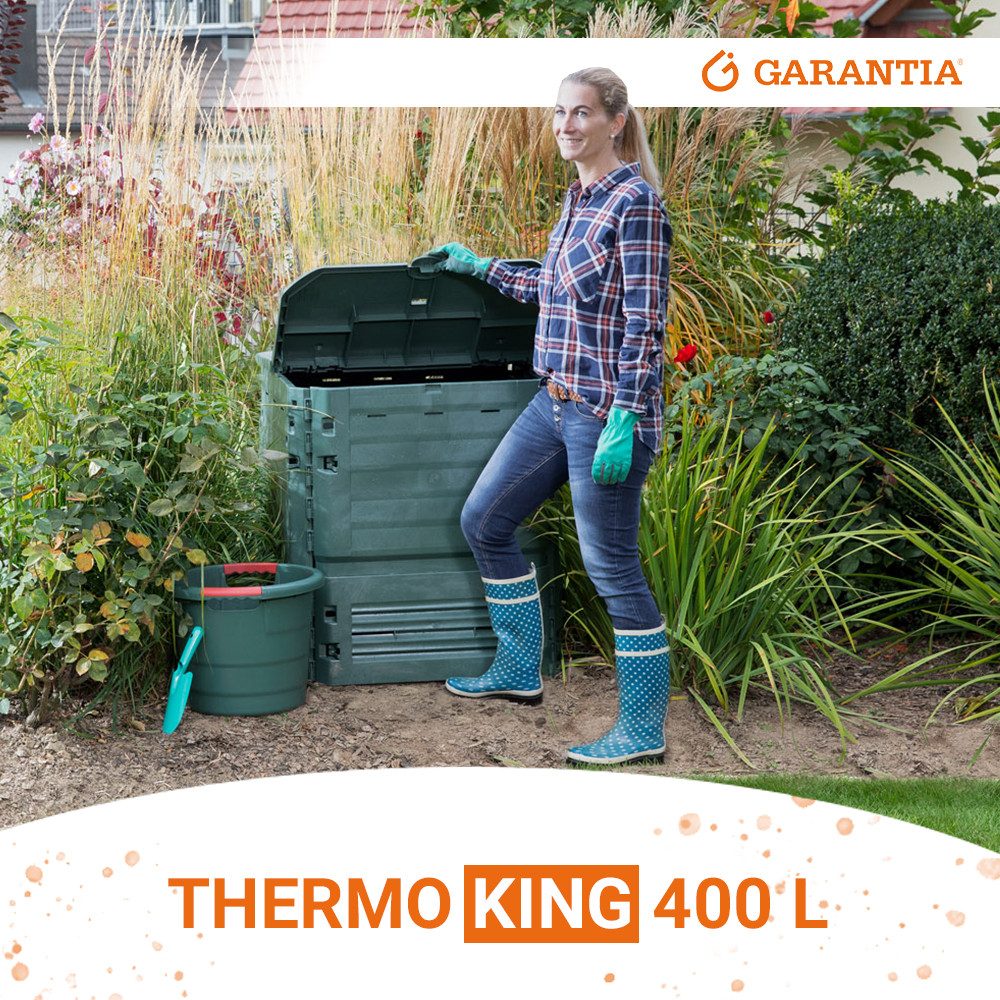 GARANTIA Komposter THERMO-KING Komposter 400 Liter grün, 400 l