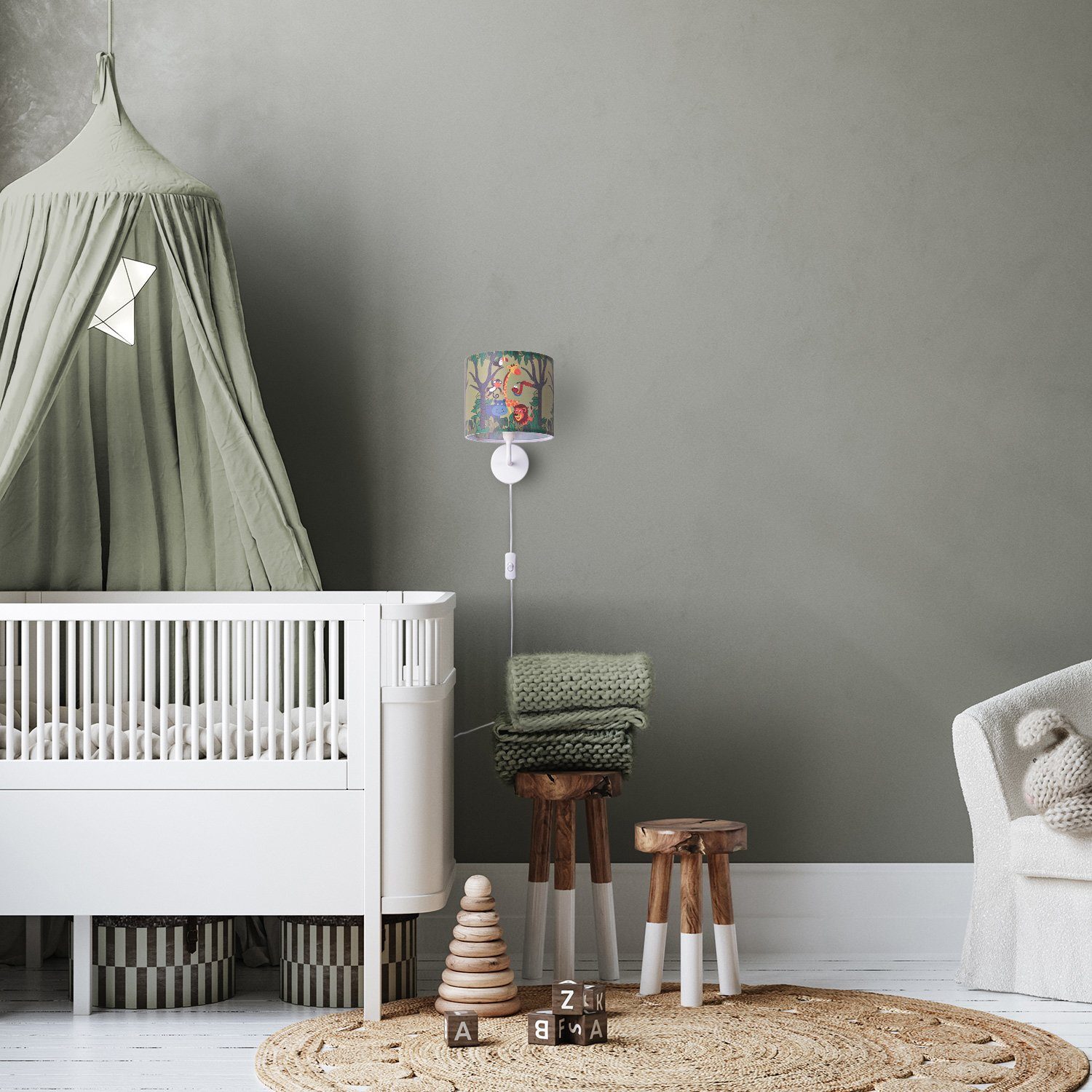 Paco Home Wandleuchte Diamond 638, ohne günstig online kaufen