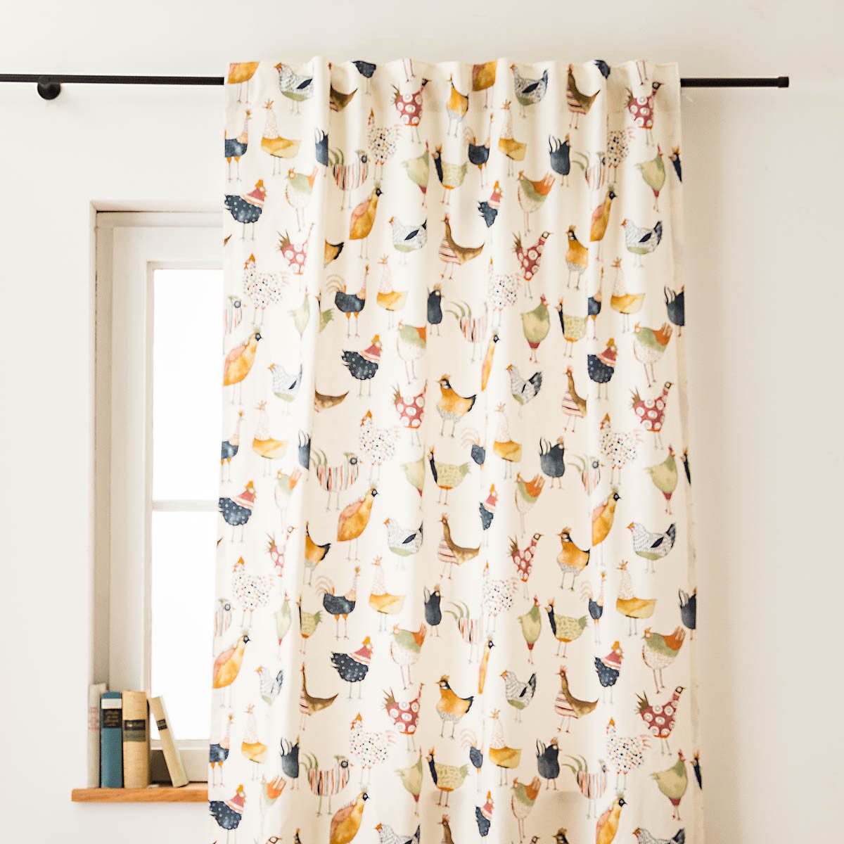 SCHÖNER LEBEN. Vorhang, Smokband, blickdicht, handmade