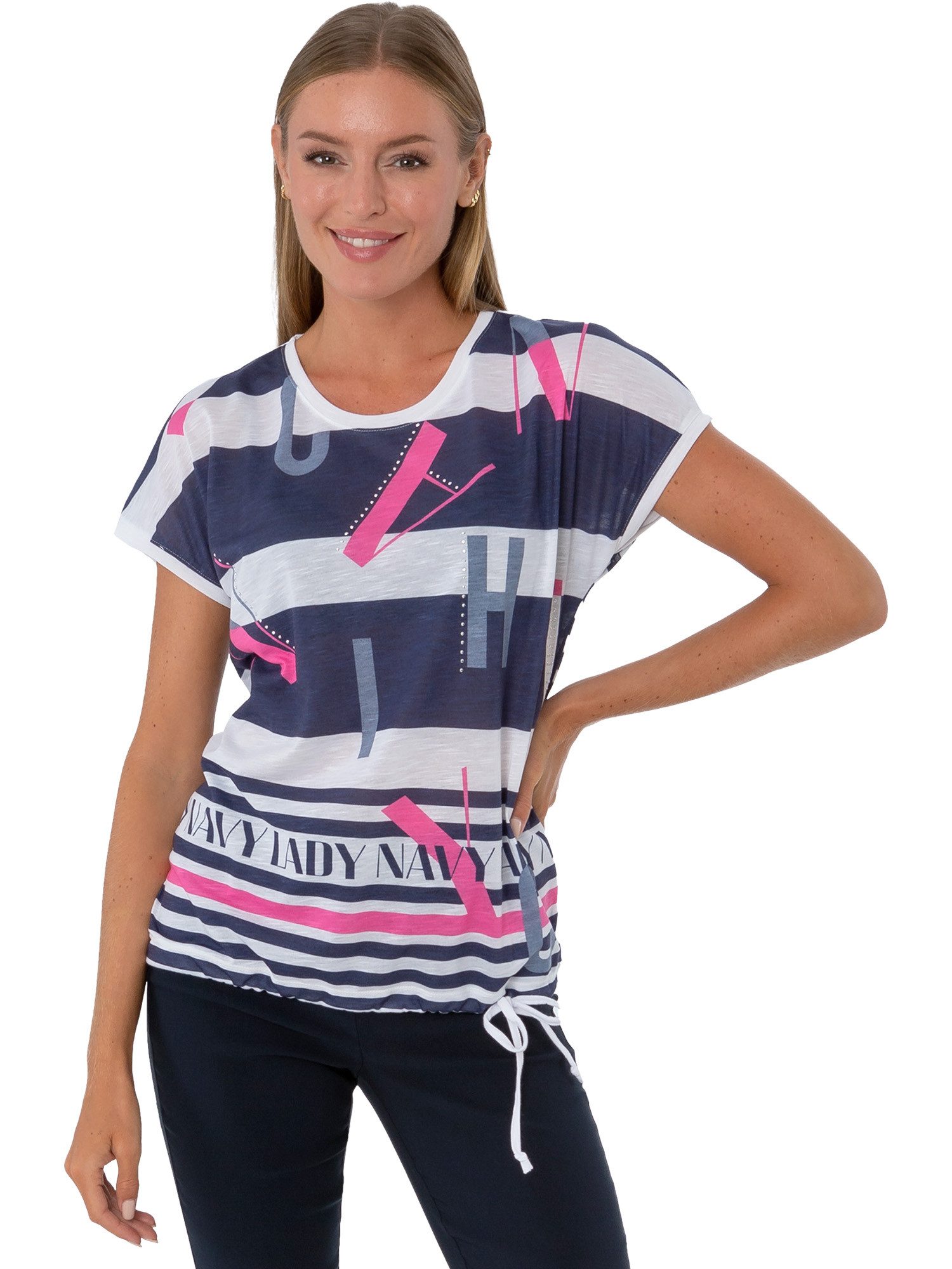 Estefania for woman Rundhalsshirt 194-1649, "navy günstig online kaufen