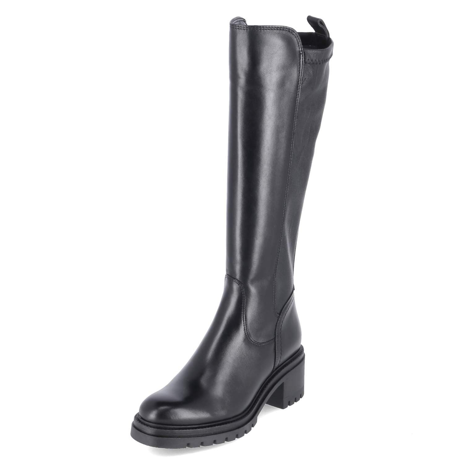 Tamaris Tamaris 1-25505-45/001 Damen Leder und Synthetik schwarz Stiefel günstig online kaufen