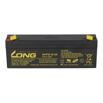 Kung Long Kung Long WP2.2-12 12V 2,2Ah AGM Blei Batterie wartungsfrei VdS Bleiakkus