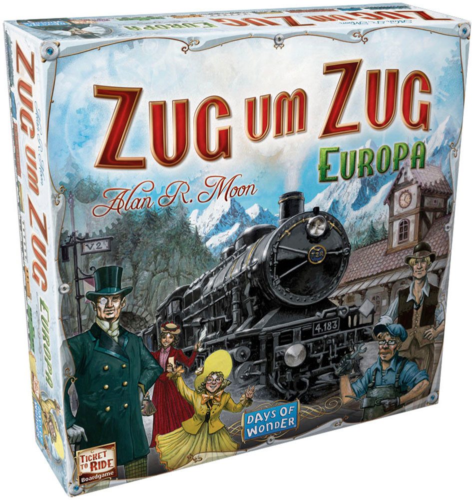 Asmodee Spiel Zug um Zug Europa, Familienspiel