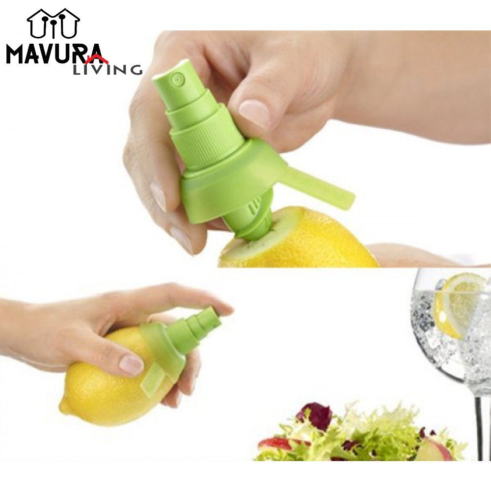 MAVURA Zitrus Limetten Spray Citrus Zerstäuber Sprüher Zitrusspray Set], Zitruspresse [2er Limettenpresse Zitronen