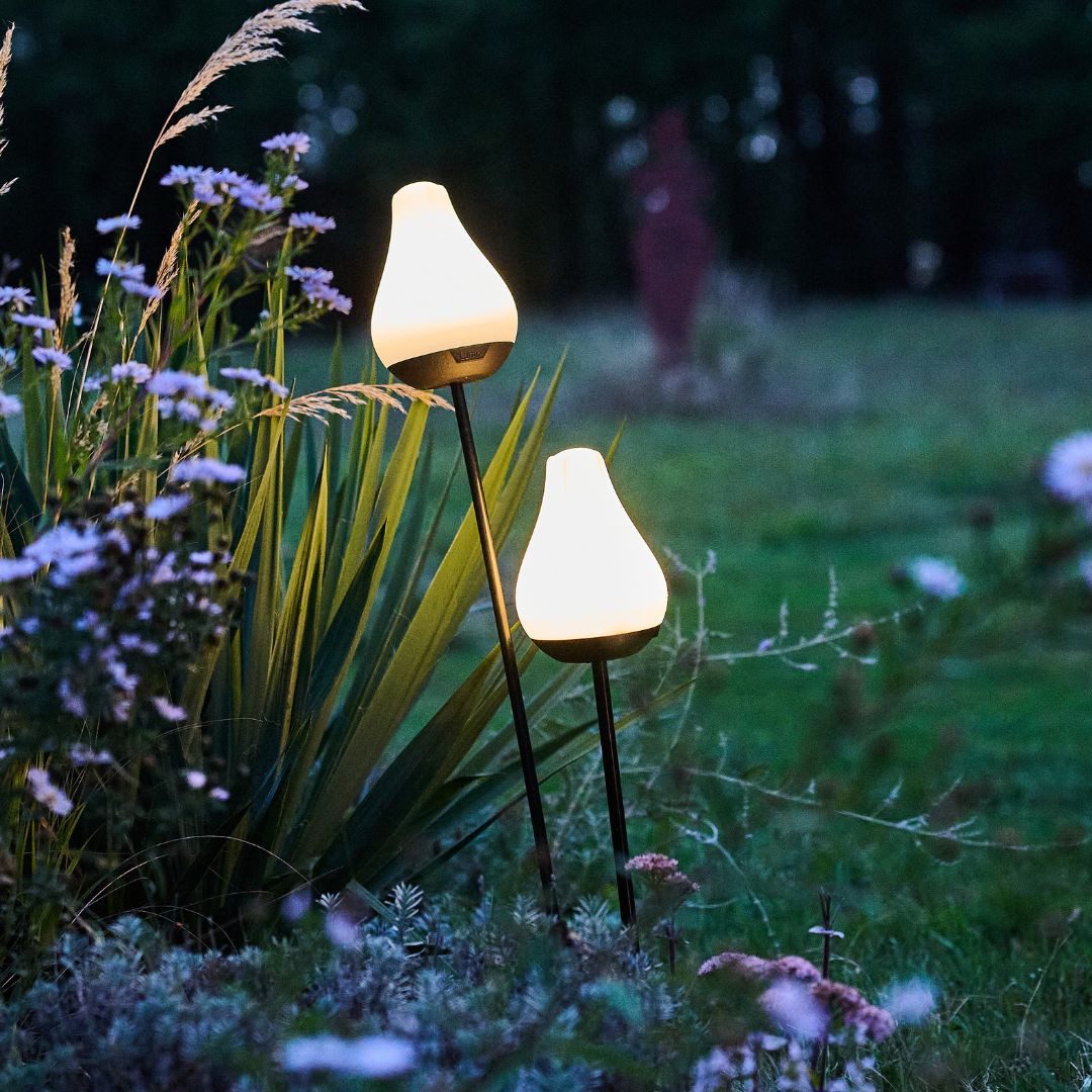 lumix LED Solarleuchte LUMIX Solar Flower Tulip, Farbwechsel, LED, Farbwechsel, Kaltweiß, Warmweiß, Solarlampe mit innenliegendem Solarpanel