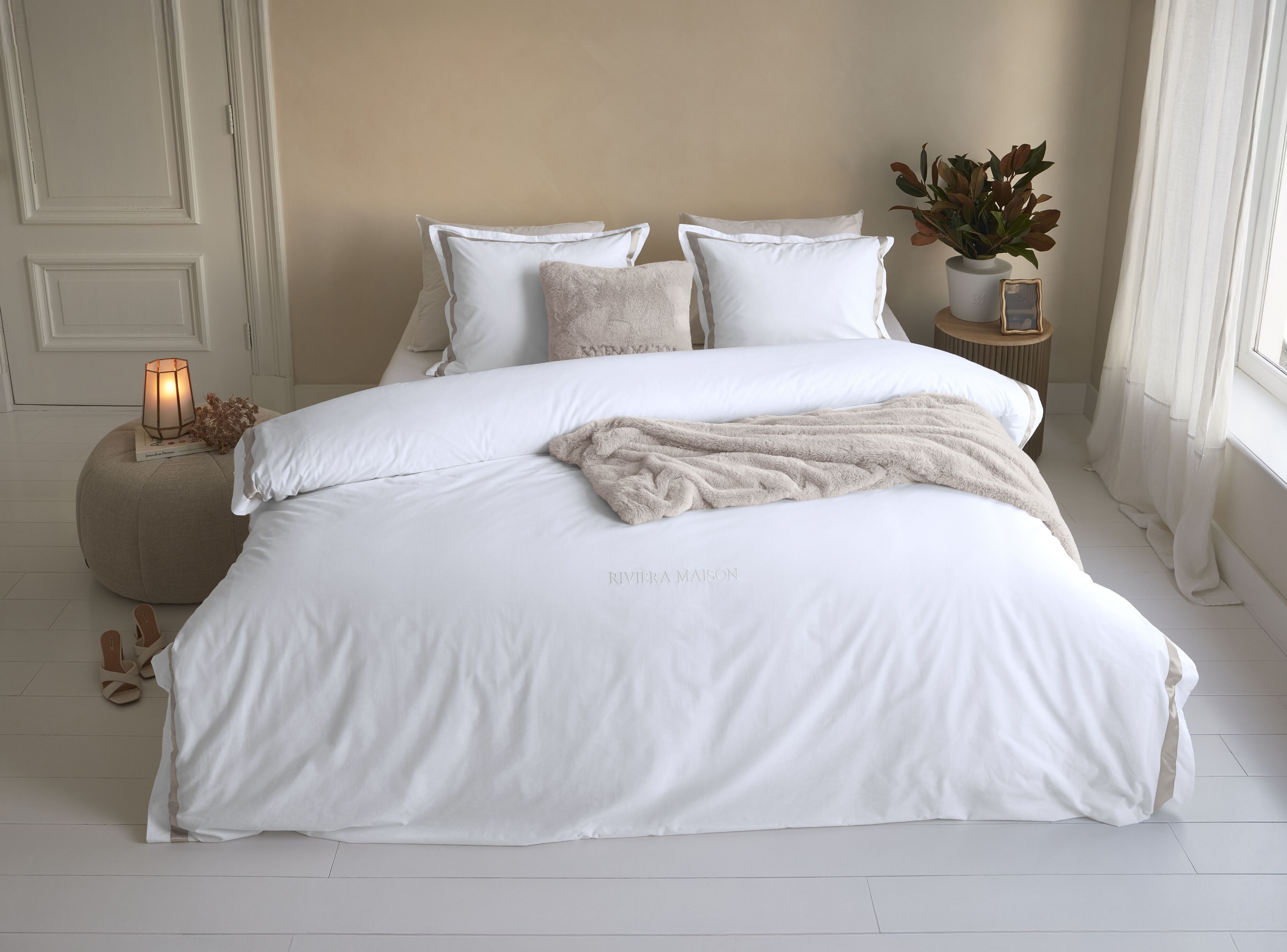 Rivièra Maison Bettwäsche Rivièra Maison Bettwäsche Set, Bettwäsche Set Whisper, 2 teilig