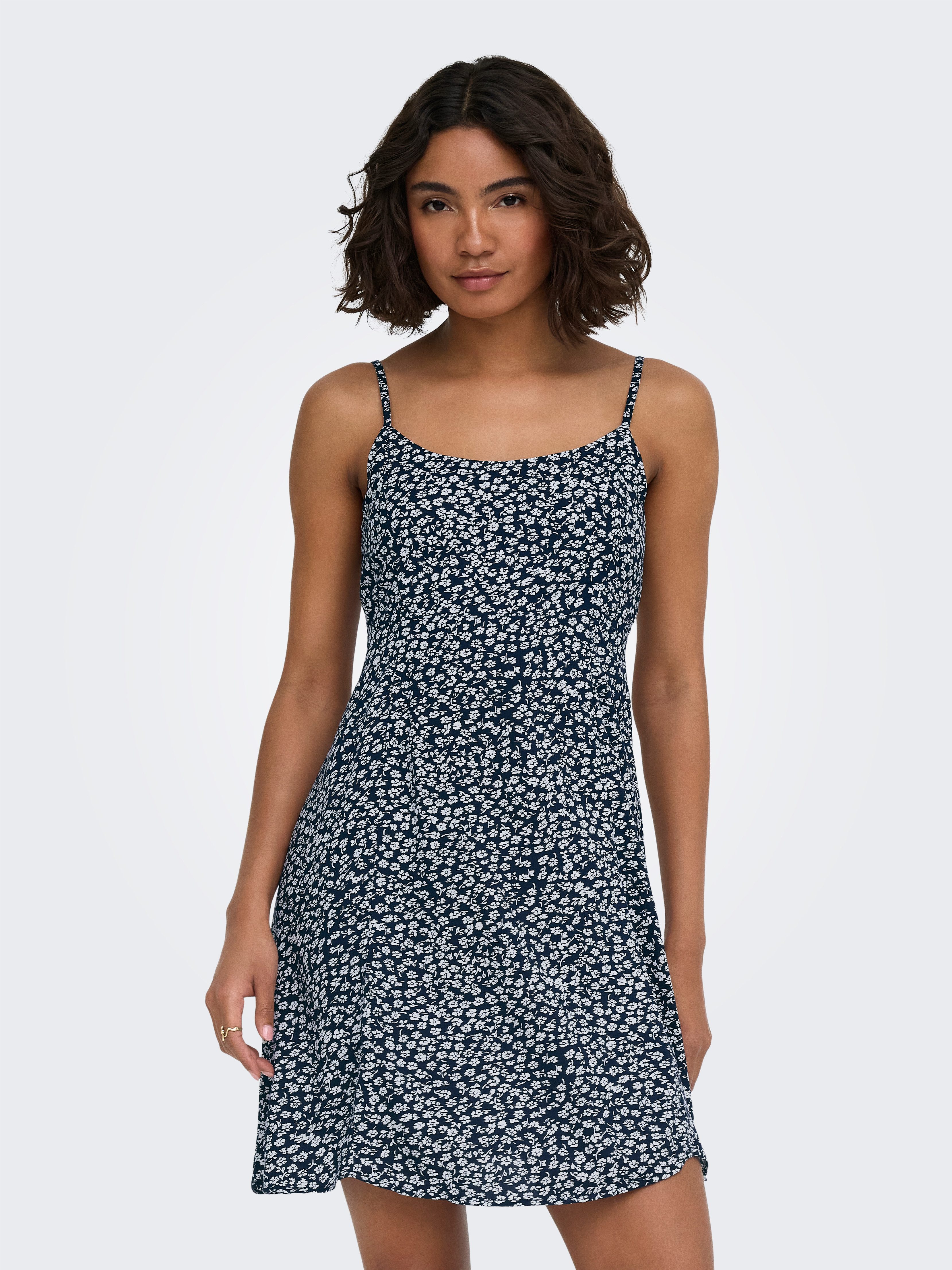 ONLY Trägerkleid ONLLIANA LIFE STRAP SHORT DRESS NOOS Viskose