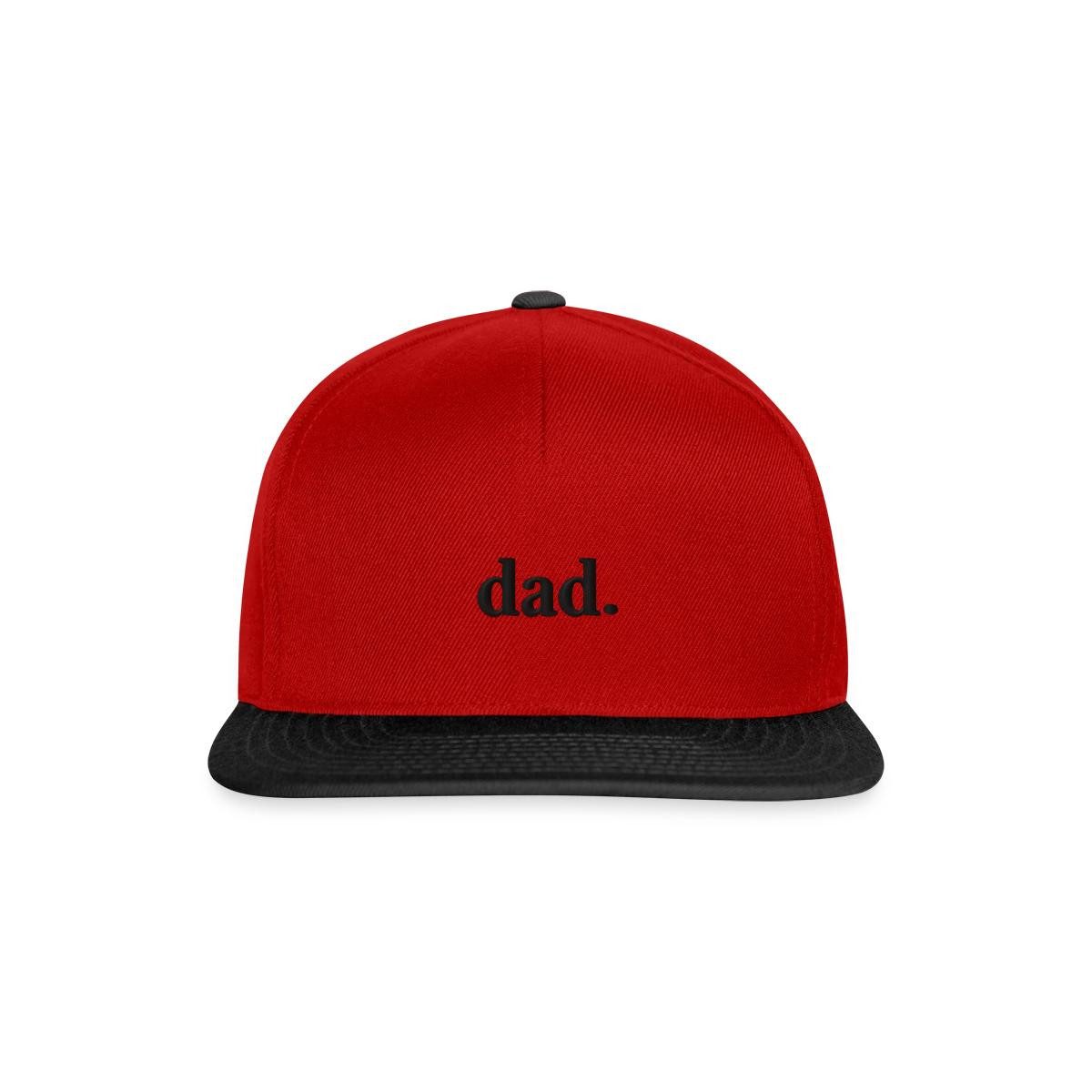 Spreadshirt Snapback Cap Dad Schriftzug Stickerei Snapback Cap (1-St)