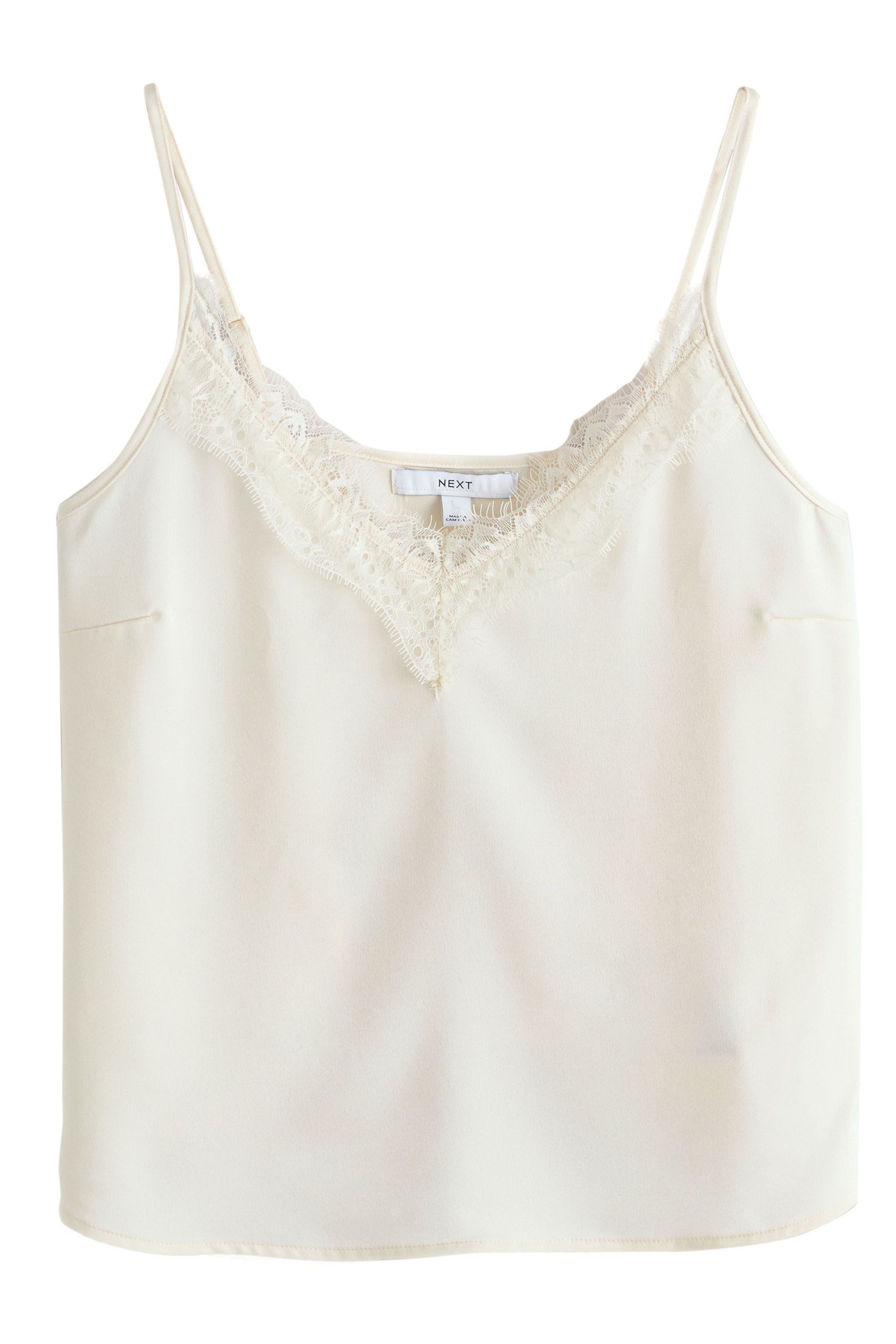 Next Trägertop Camisole-Top mit Satin und Spitze (1-tlg) günstig online kaufen