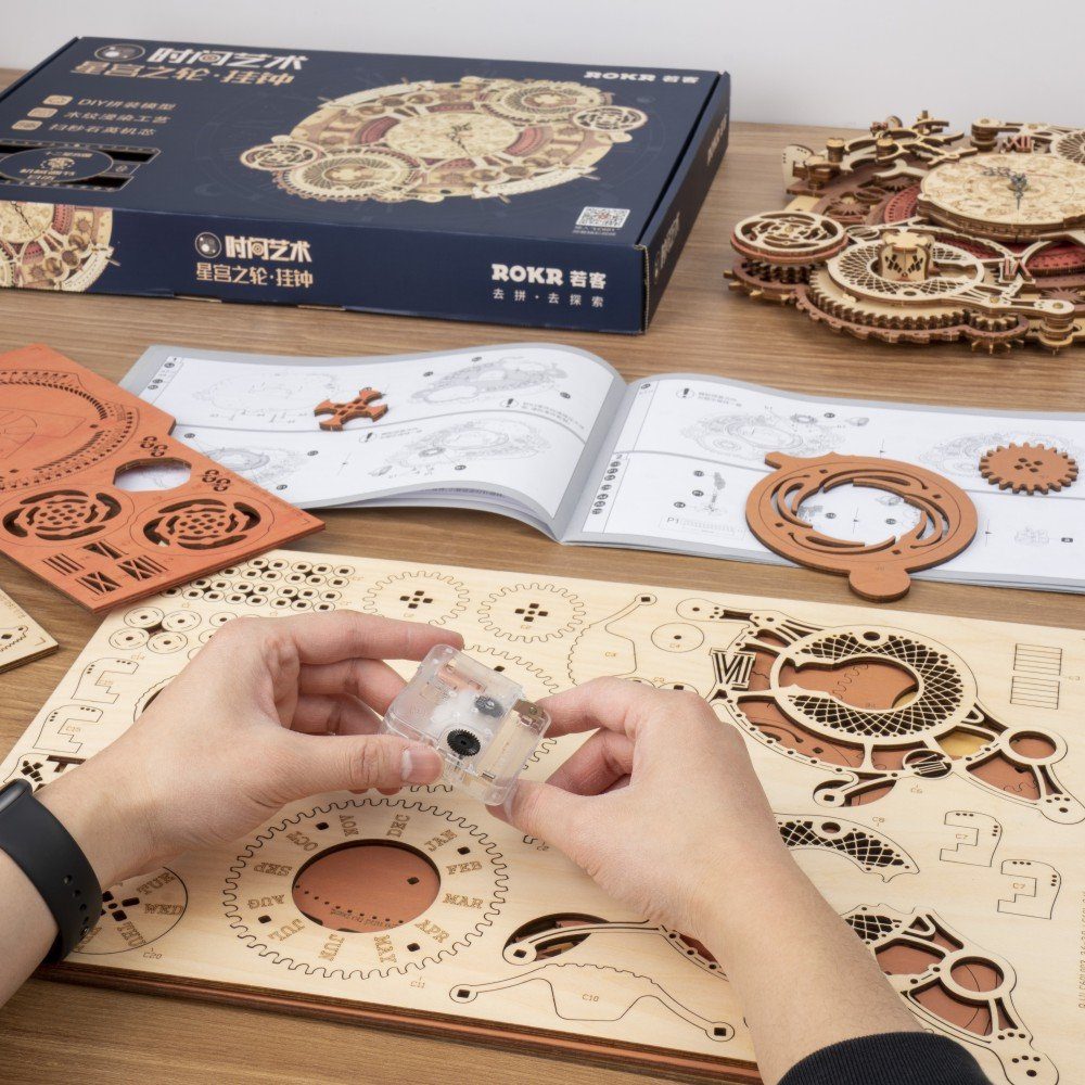 ROKR 3D-Puzzle Zodiac Wall Clock, 250 Puzzleteile günstig online kaufen