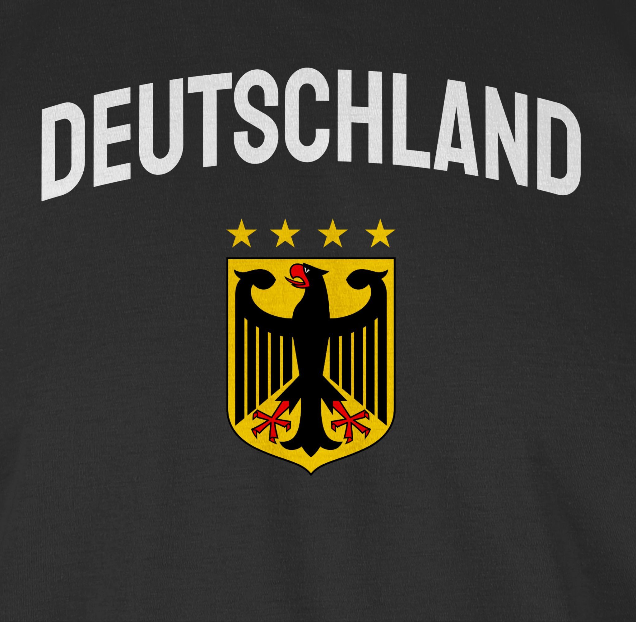Shirtracer Rundhalsshirt Deutschland Wappen mit Bundesadler, günstig online kaufen